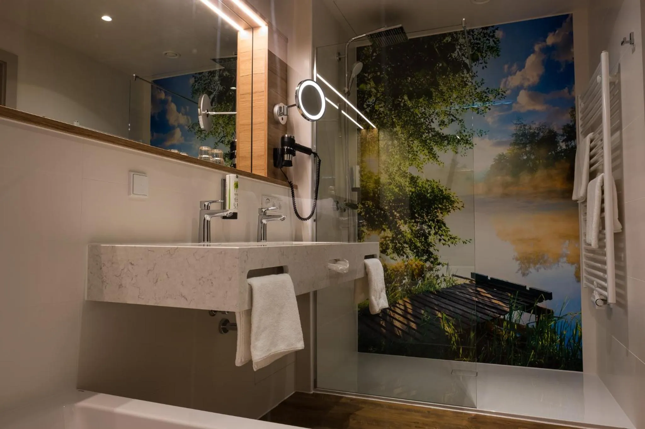 Shower in Rebhan's Business und Wellness Hotel