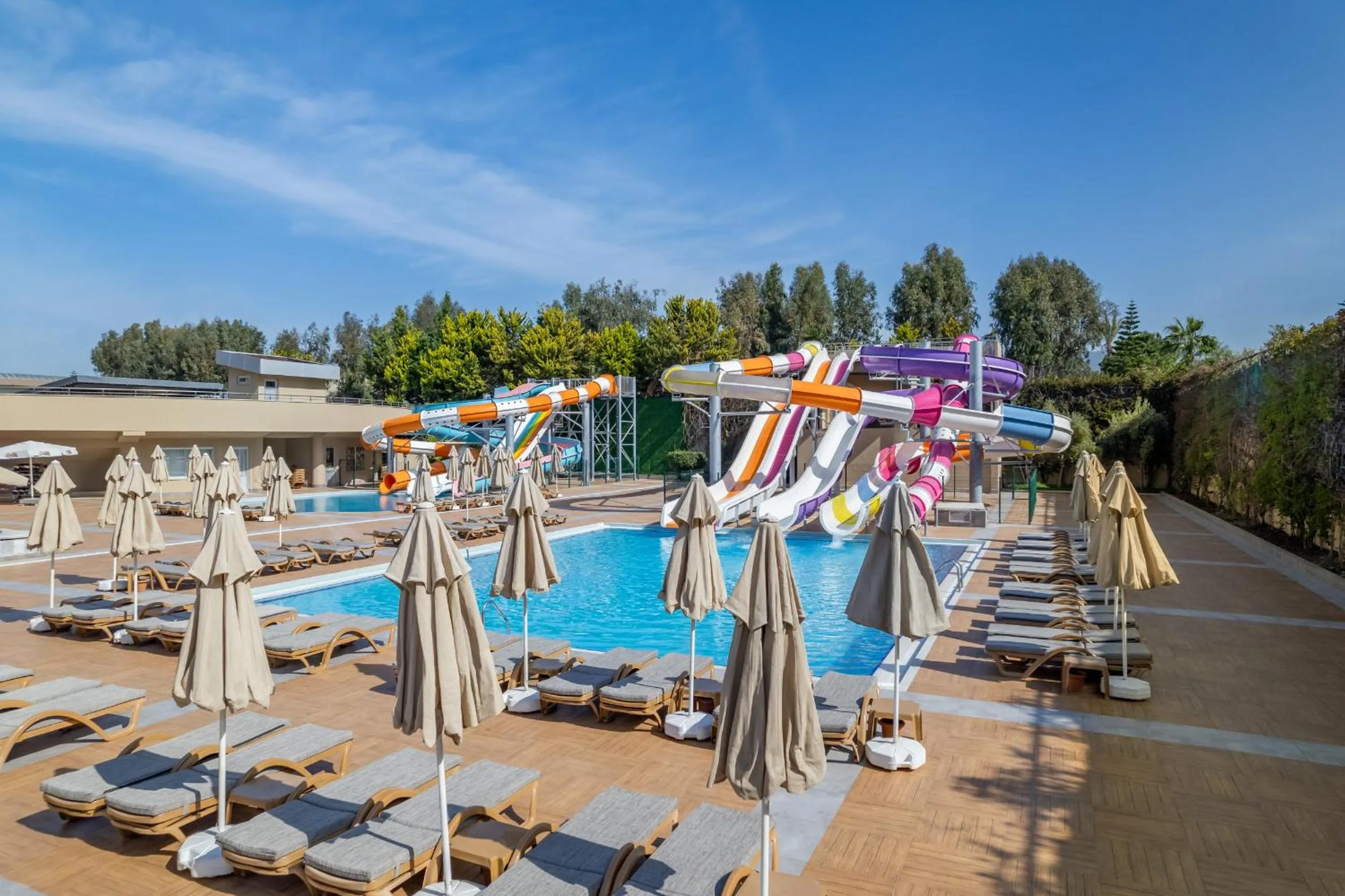 Aqua park in Royal Garden Beach Hotel