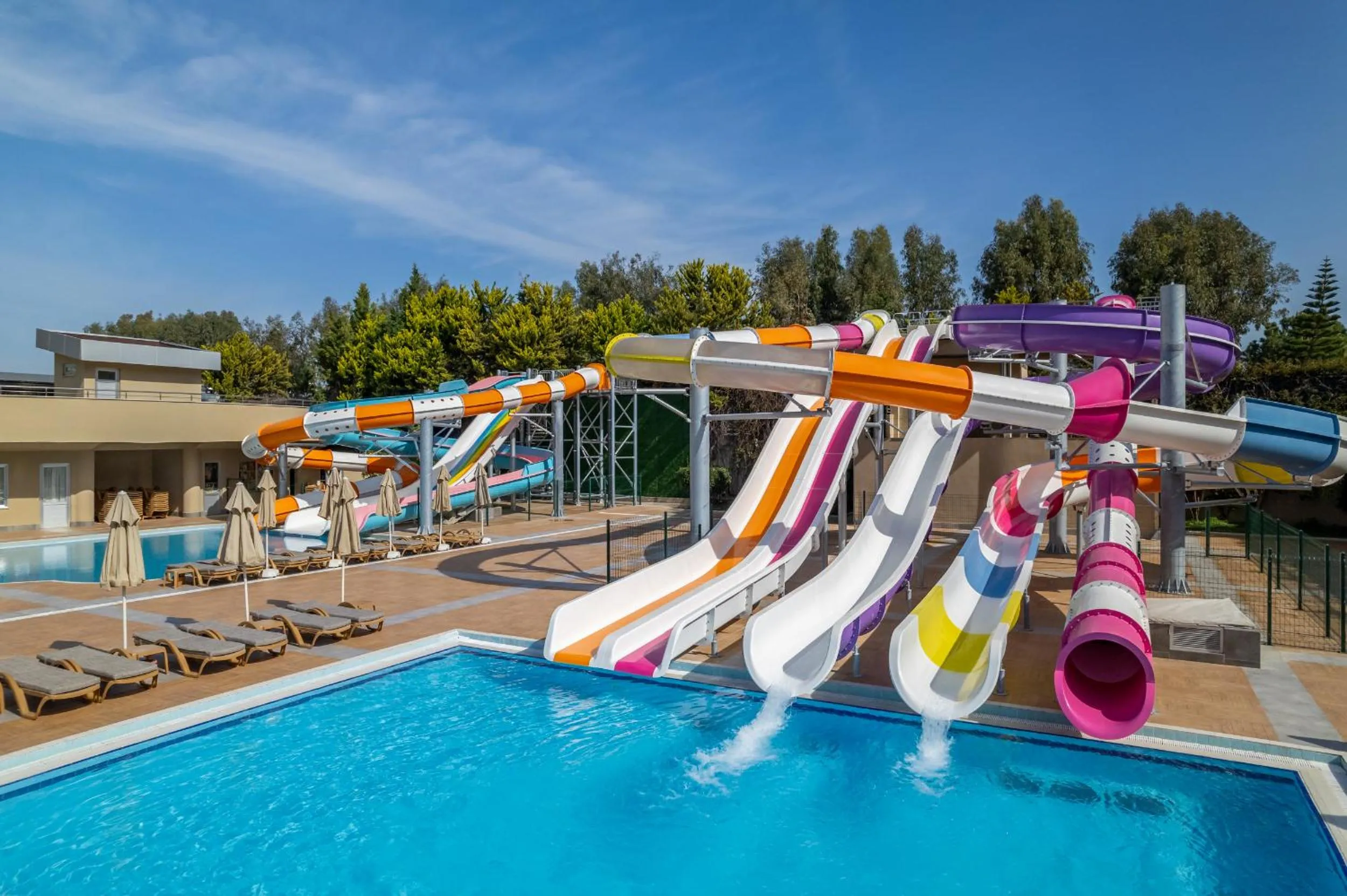 Aqua park in Royal Garden Beach Hotel