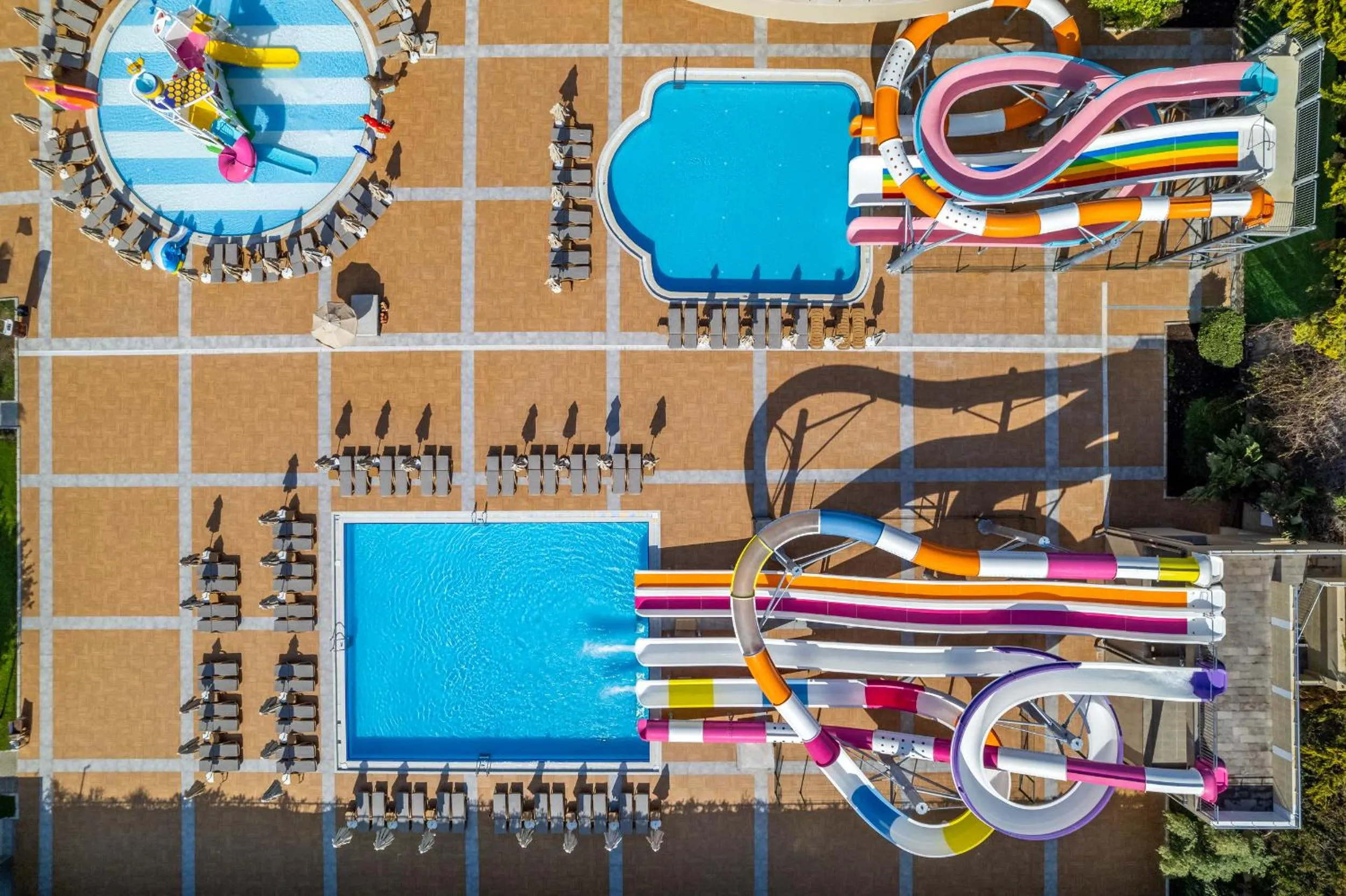 Aqua park in Royal Garden Beach Hotel