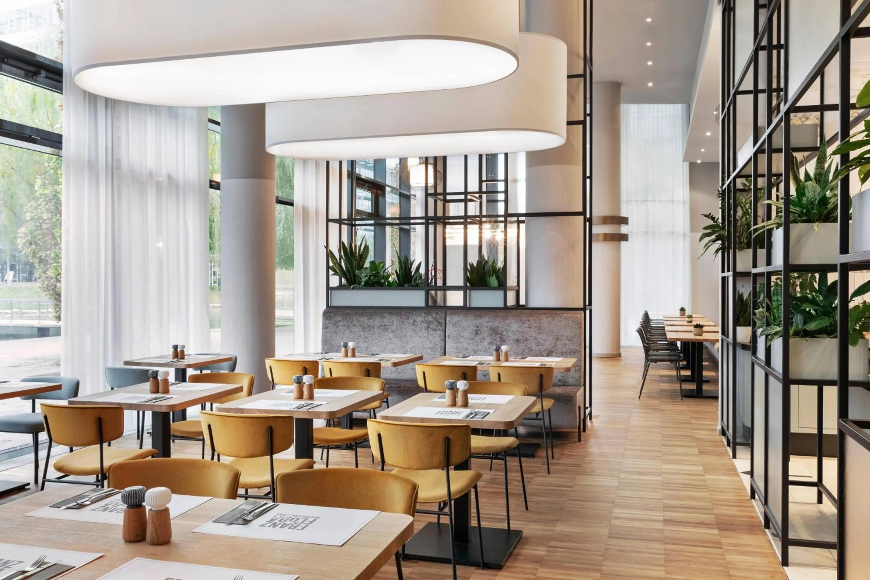 Restaurant/places to eat in Courtyard by Marriott Vienna Prater/Messe