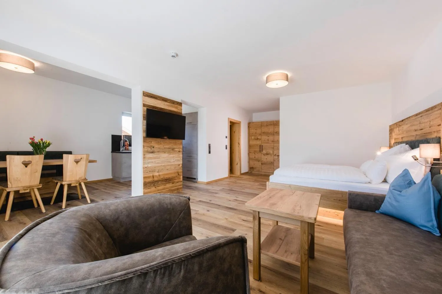 Bed in Kopeindlgut Apartments