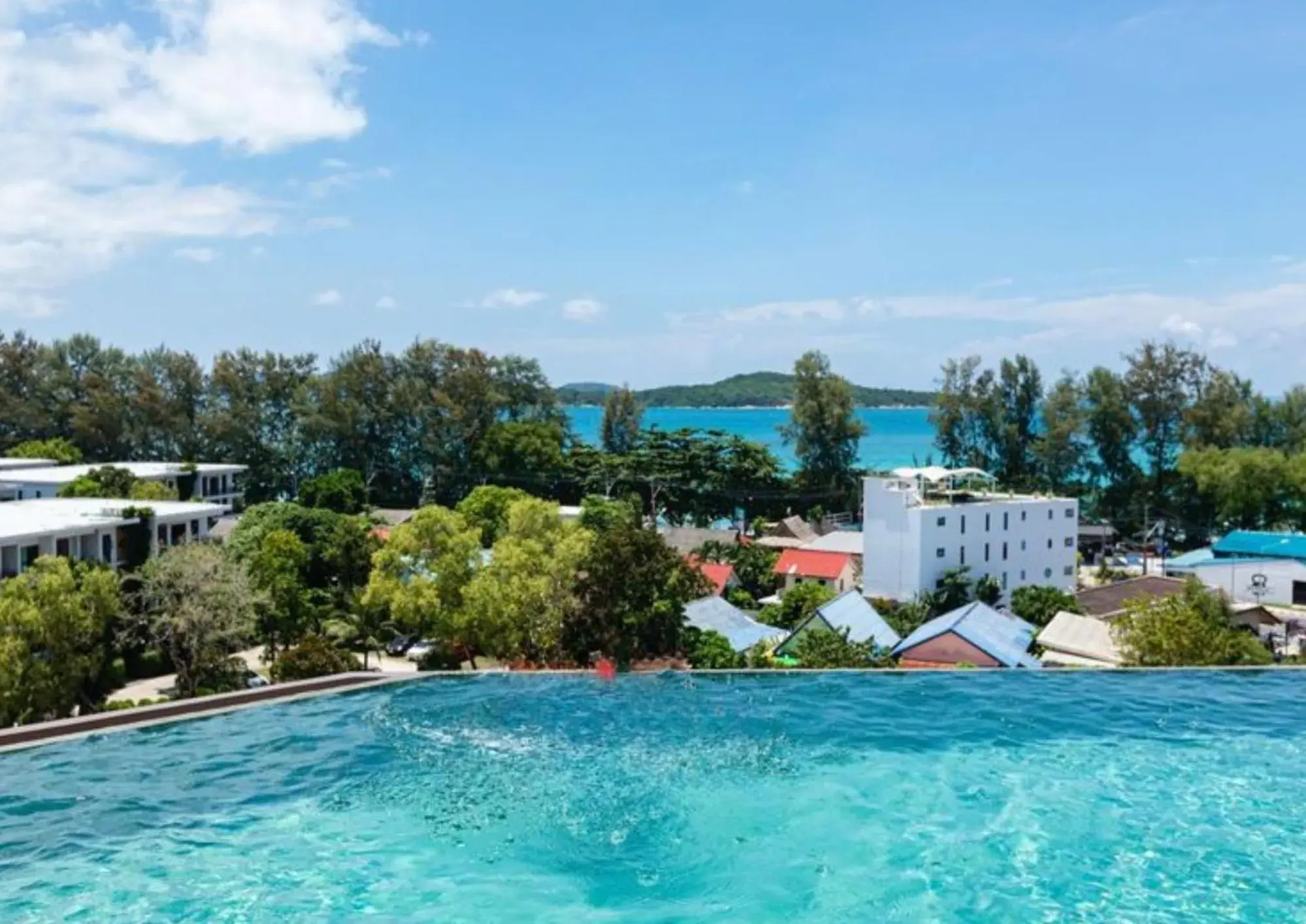 Pool view in The Proud Rawai Resort Pool view in The Proud Rawai Resort