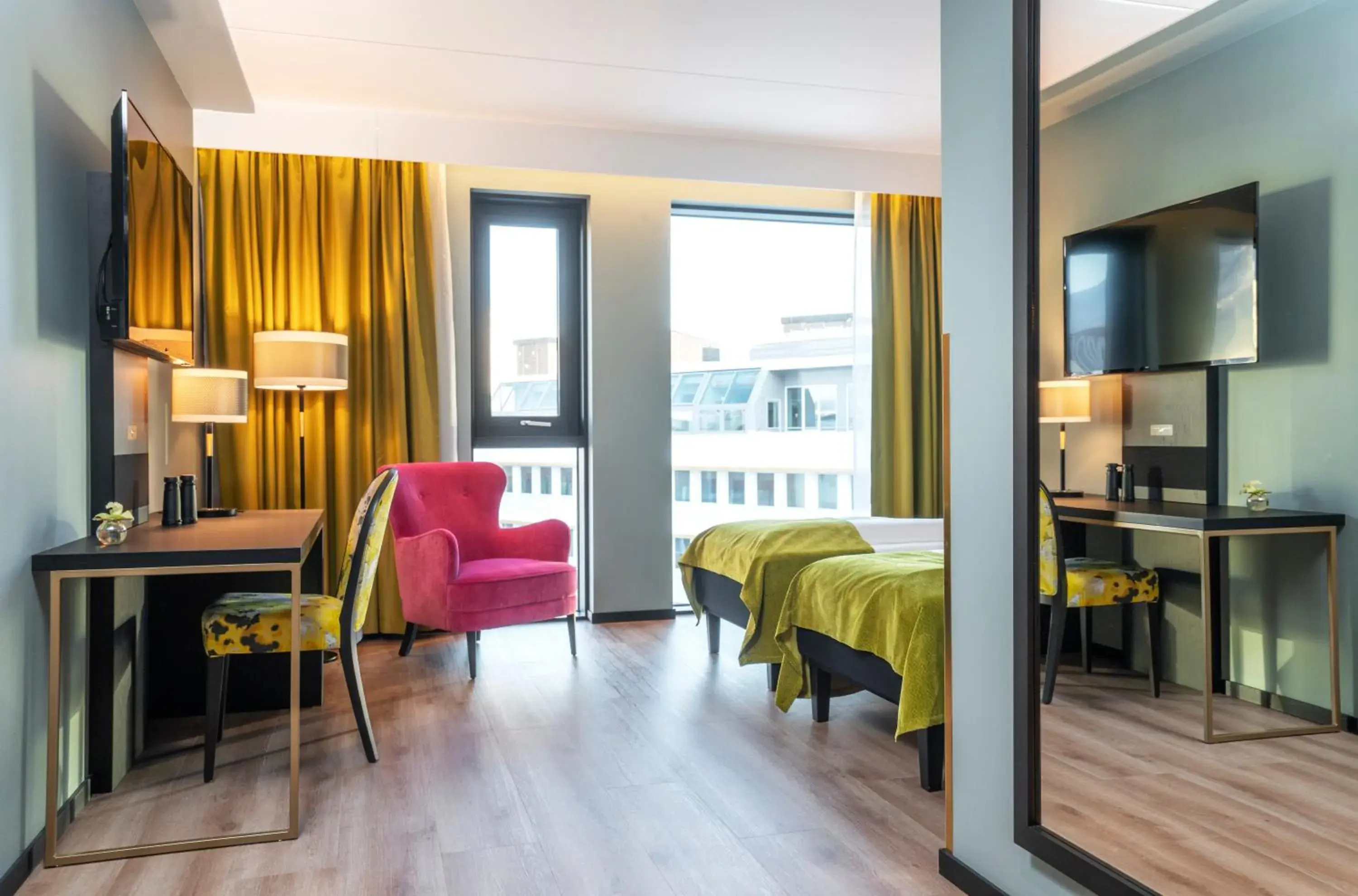 Bed in Thon Hotel Svolvær Bed in Thon Hotel Svolvær