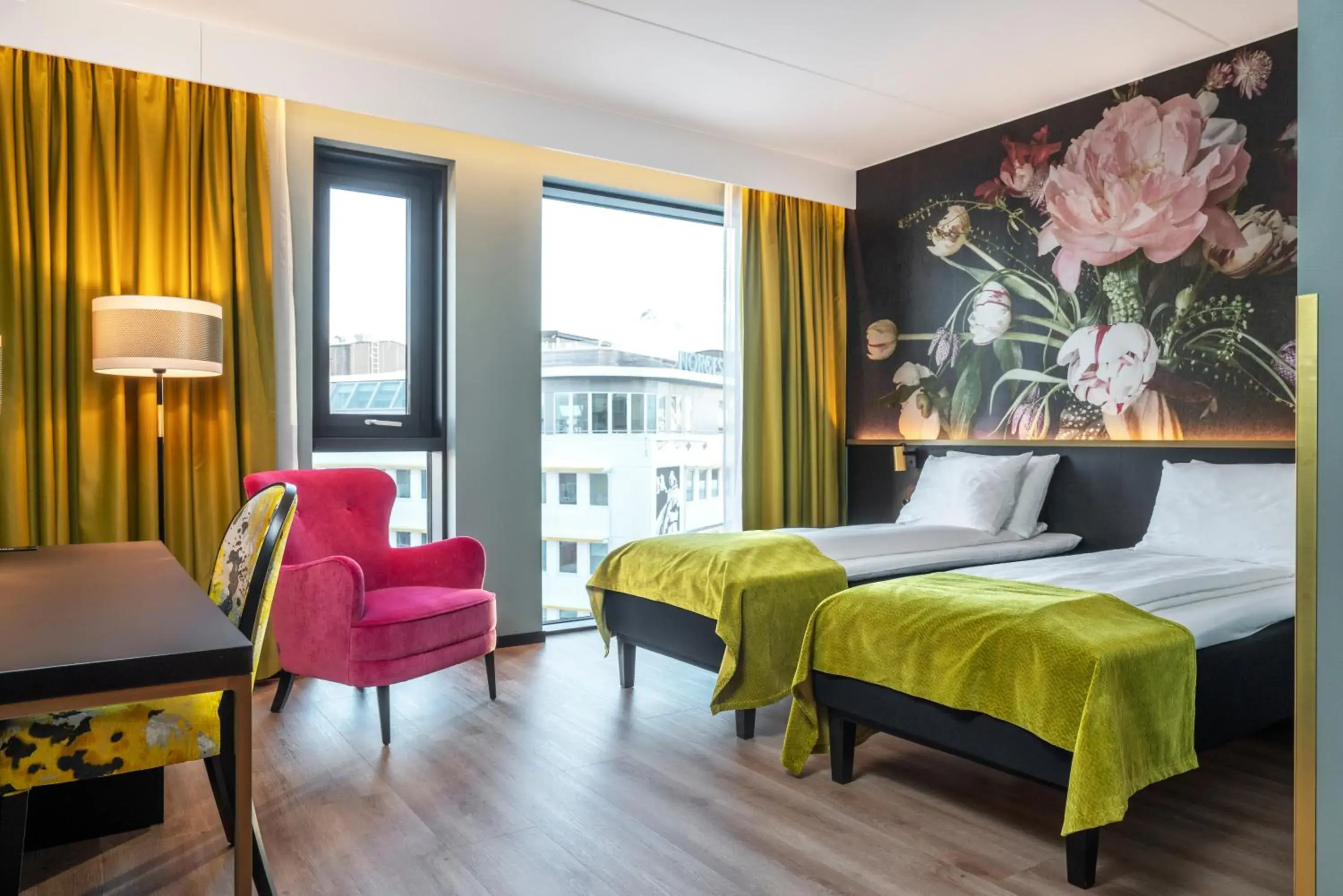 Bed in Thon Hotel Svolvær Bed in Thon Hotel Svolvær