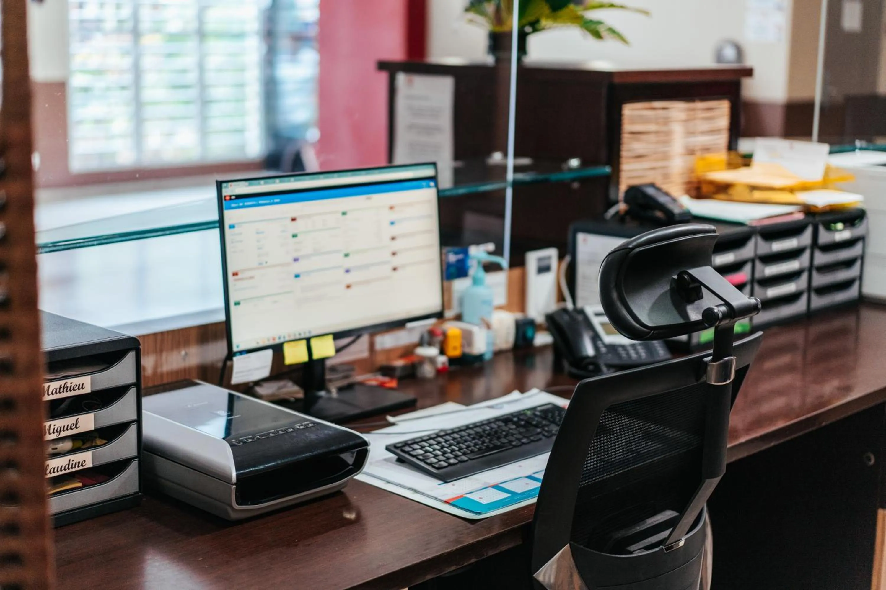Lobby or reception in Centre International de Sejour