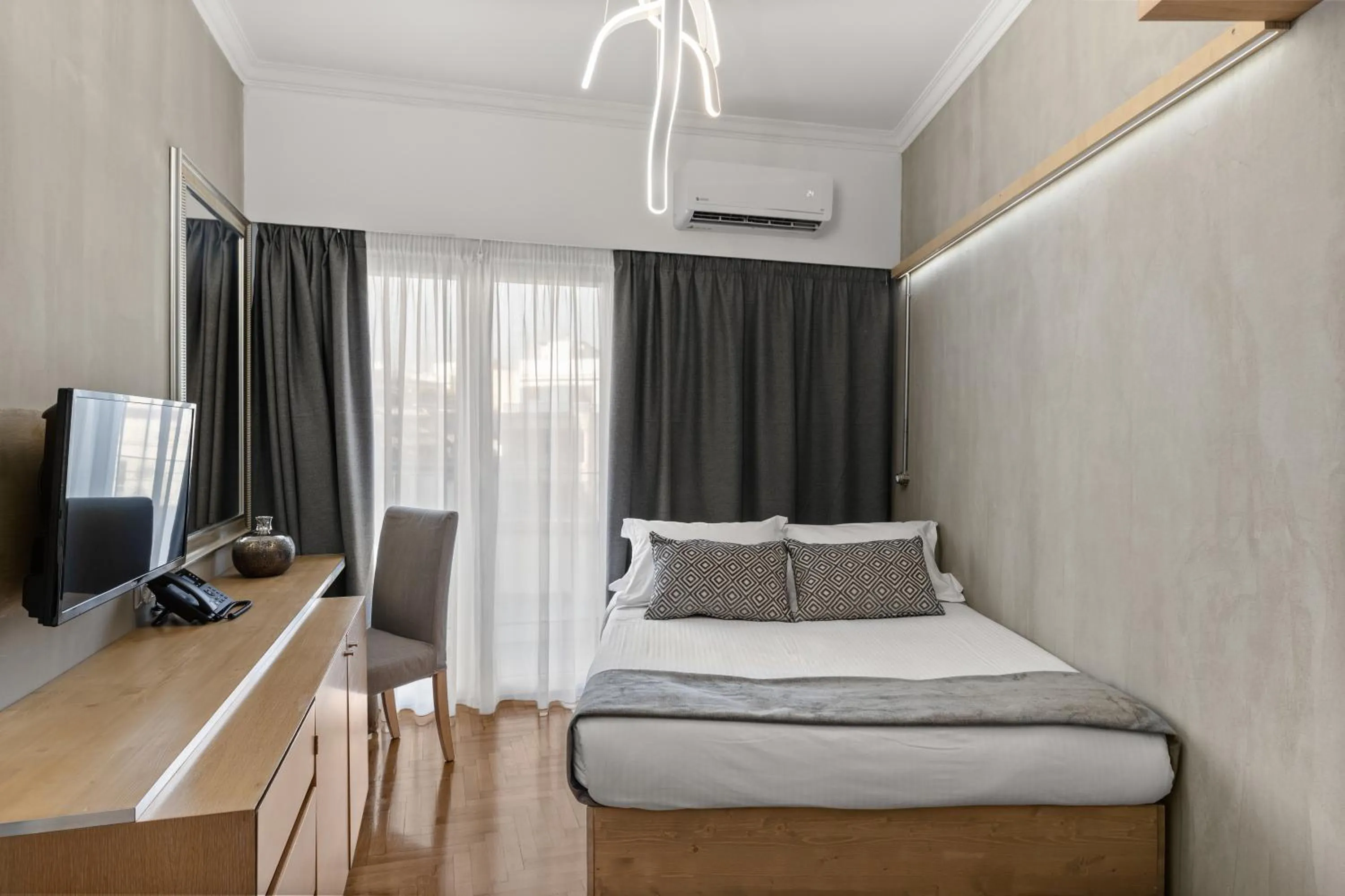 Bed in Athens Warehouse Boutique Hotel & Suites