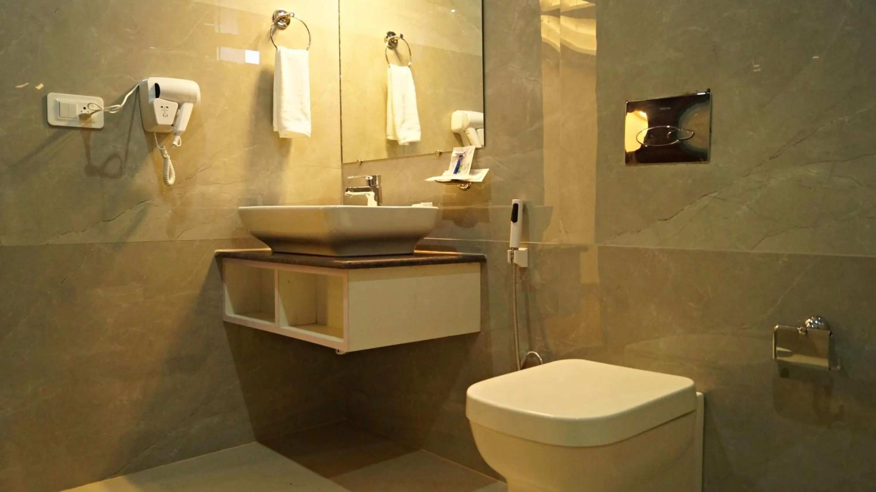 Bathroom in ShriGo Hotel Gangtok