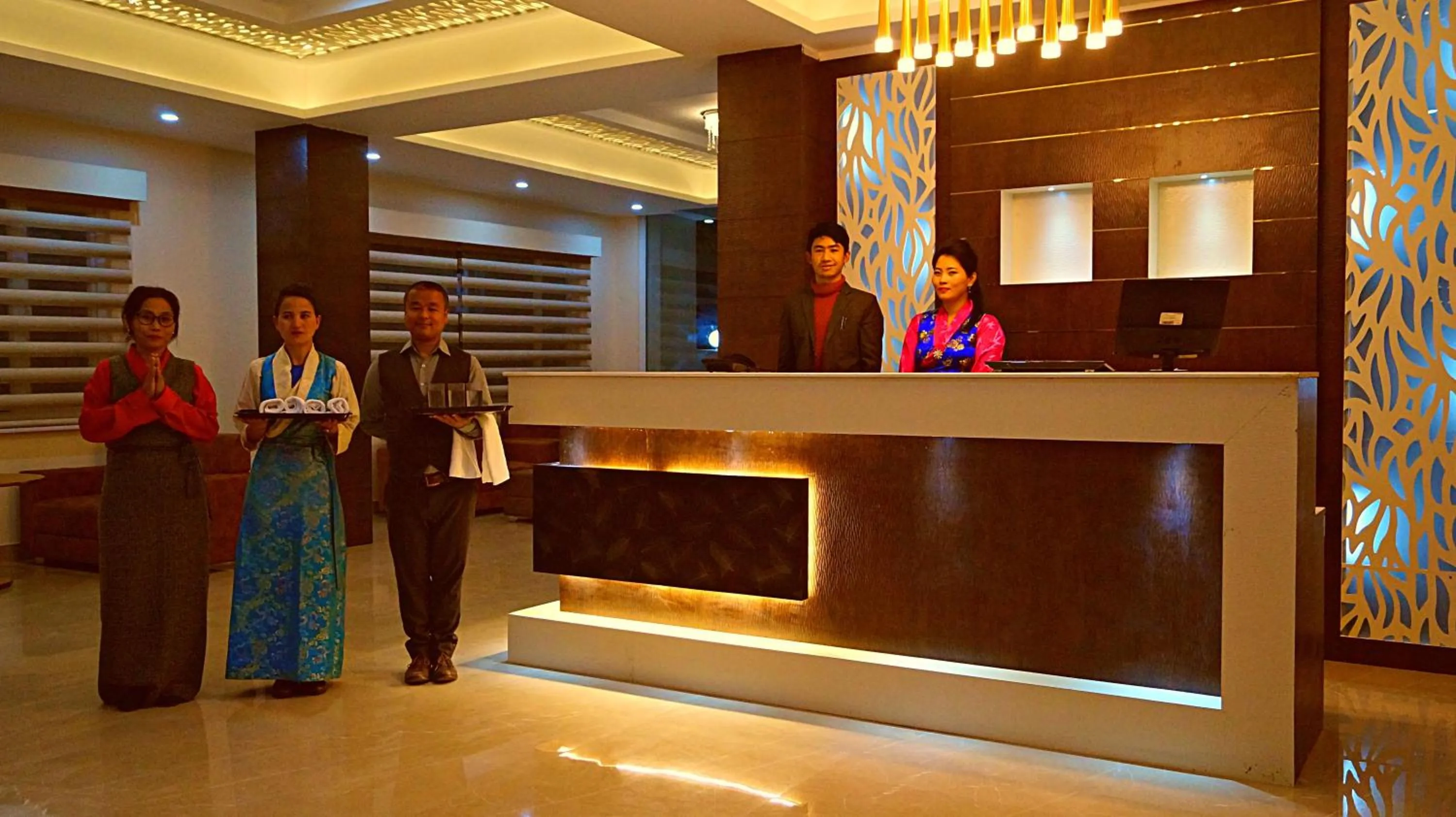 Lobby or reception in ShriGo Hotel Gangtok