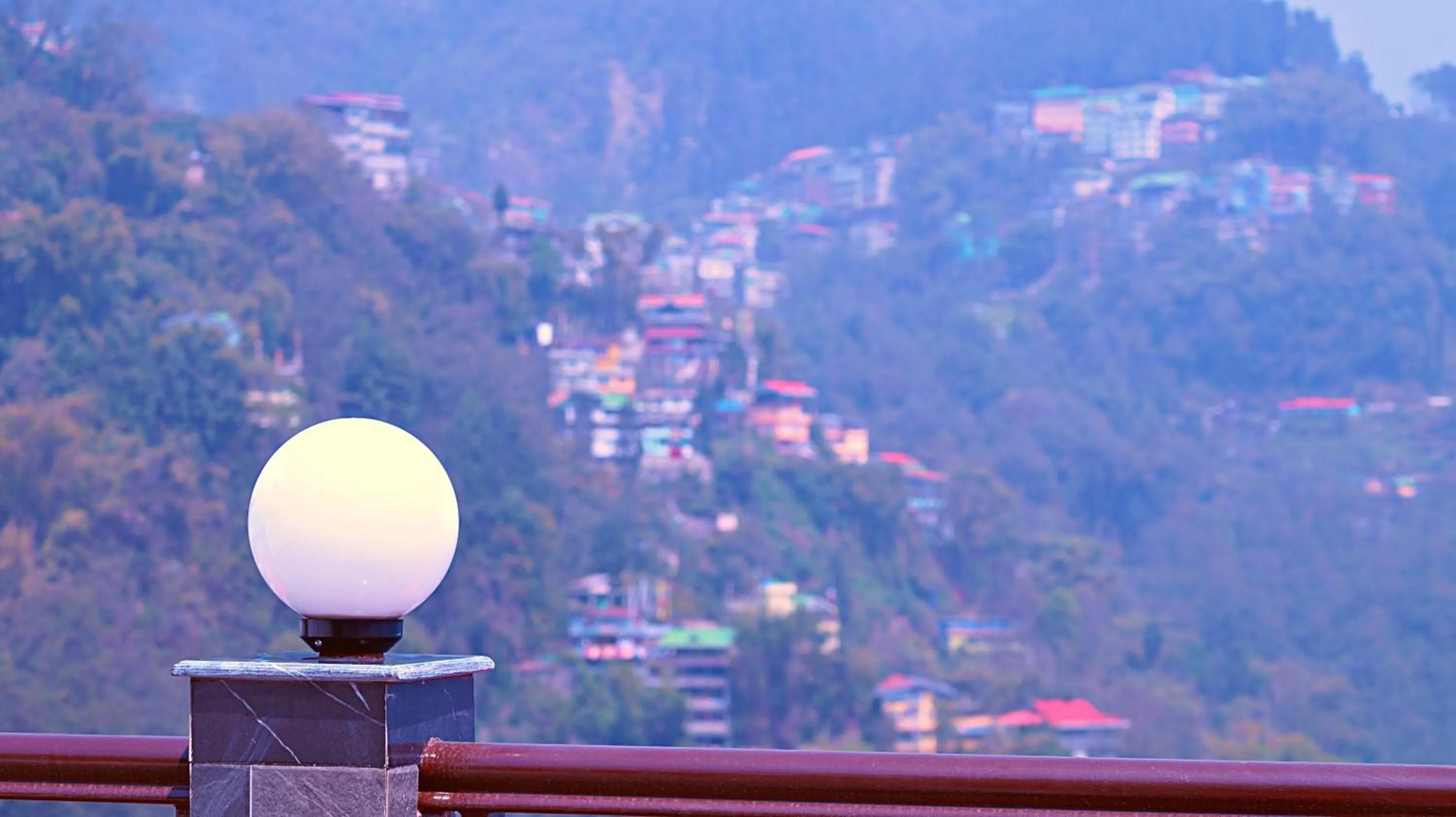 Mountain view in ShriGo Hotel Gangtok