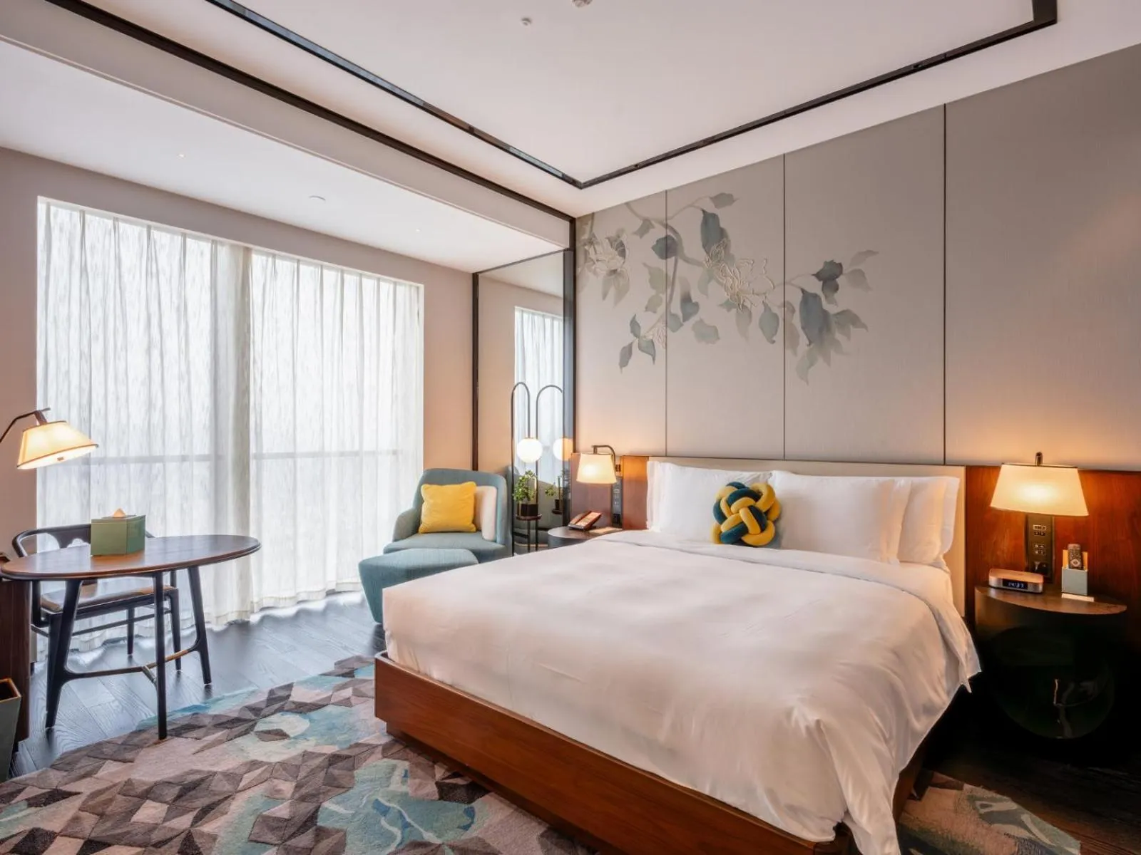 Bed in Hotel Indigo Suzhou Grand Canal by IHG