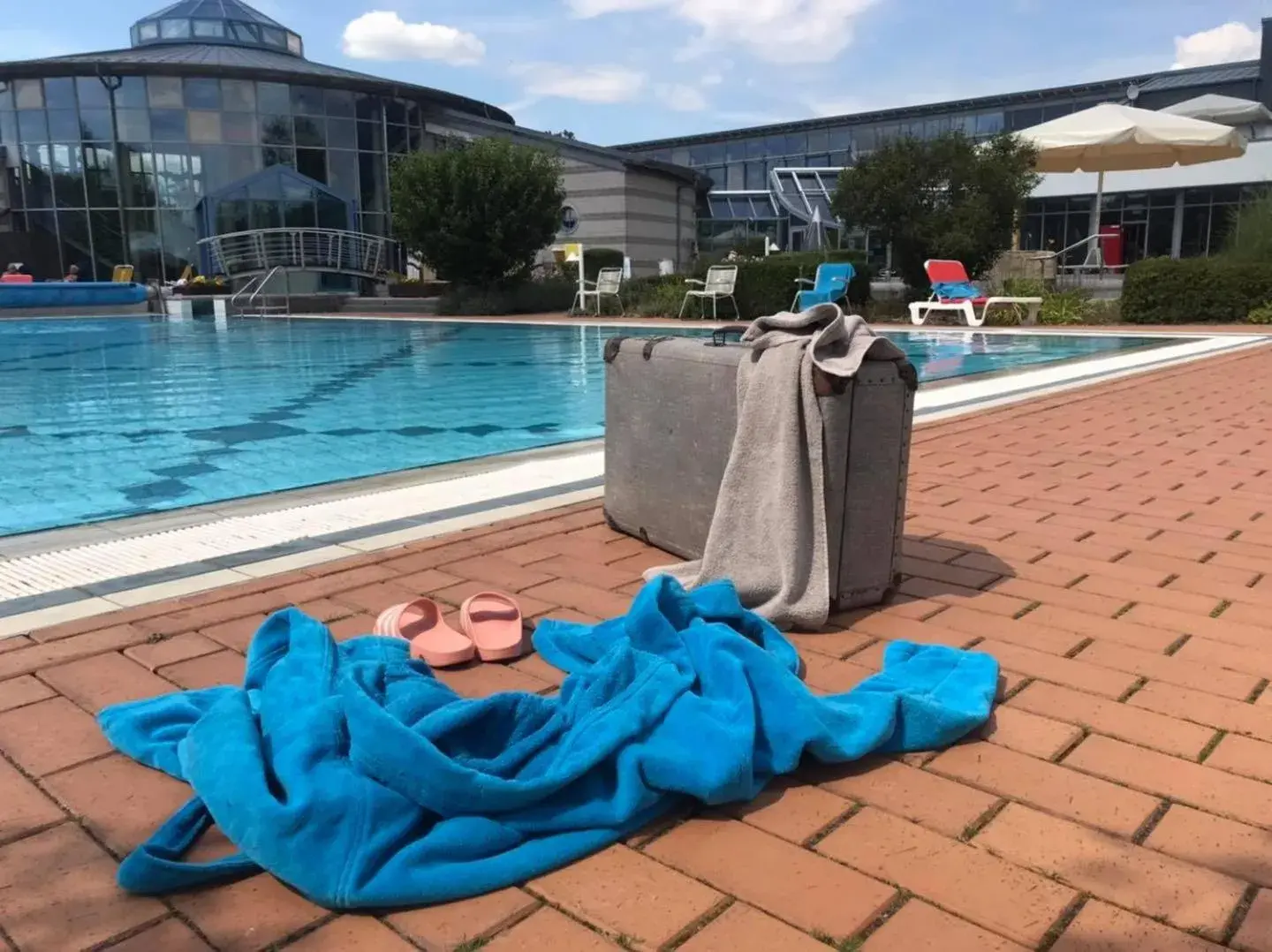 Swimming pool in Kurhotel Bad Rodach an der ThermeNatur Swimming pool in Kurhotel Bad Rodach an der ThermeNatur