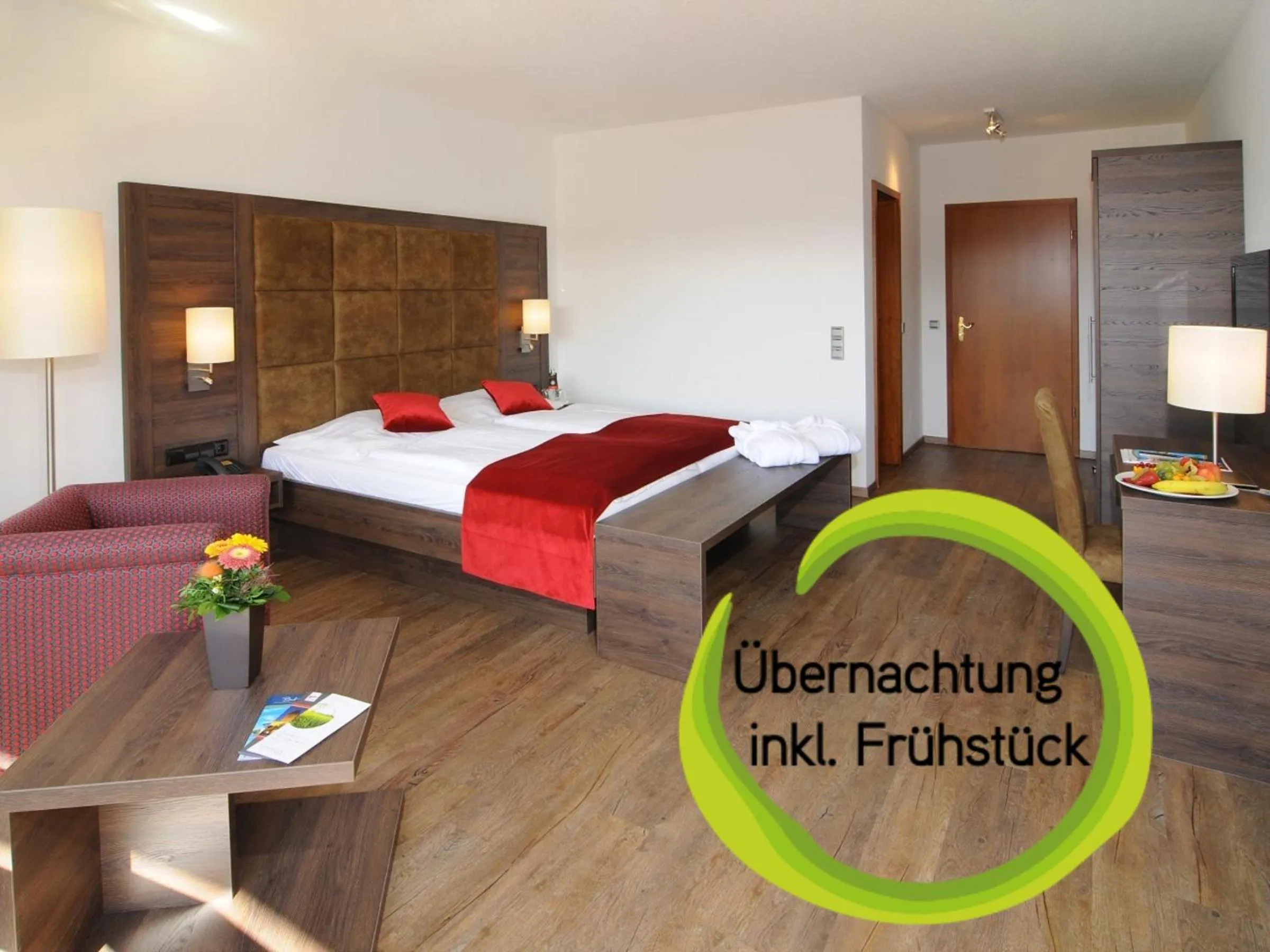Bedroom, Bed in Kurhotel Bad Rodach an der ThermeNatur