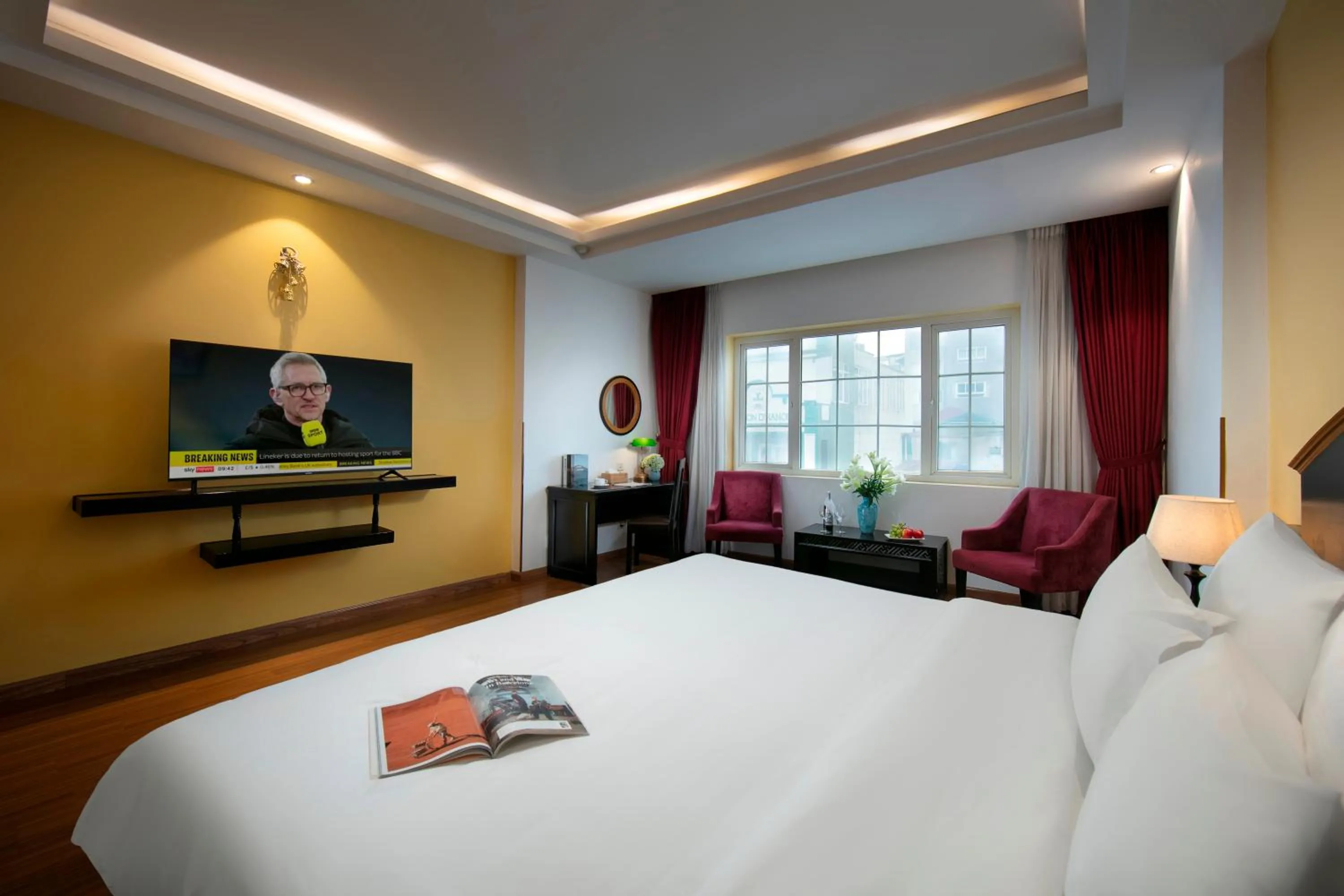 Bed in Hanoi Harmonia Hotel & Spa
