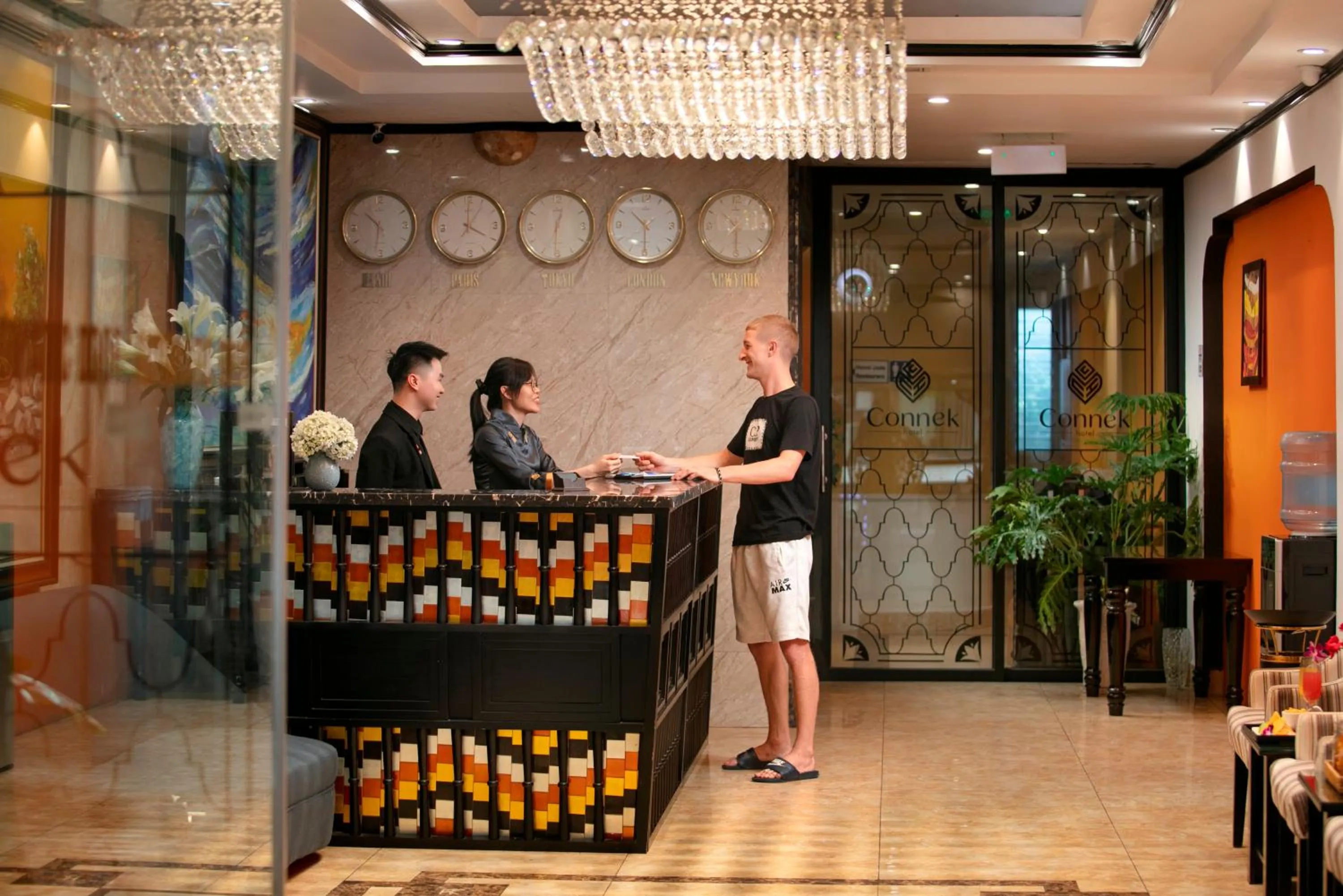 Lobby or reception in Hanoi Harmonia Hotel & Spa