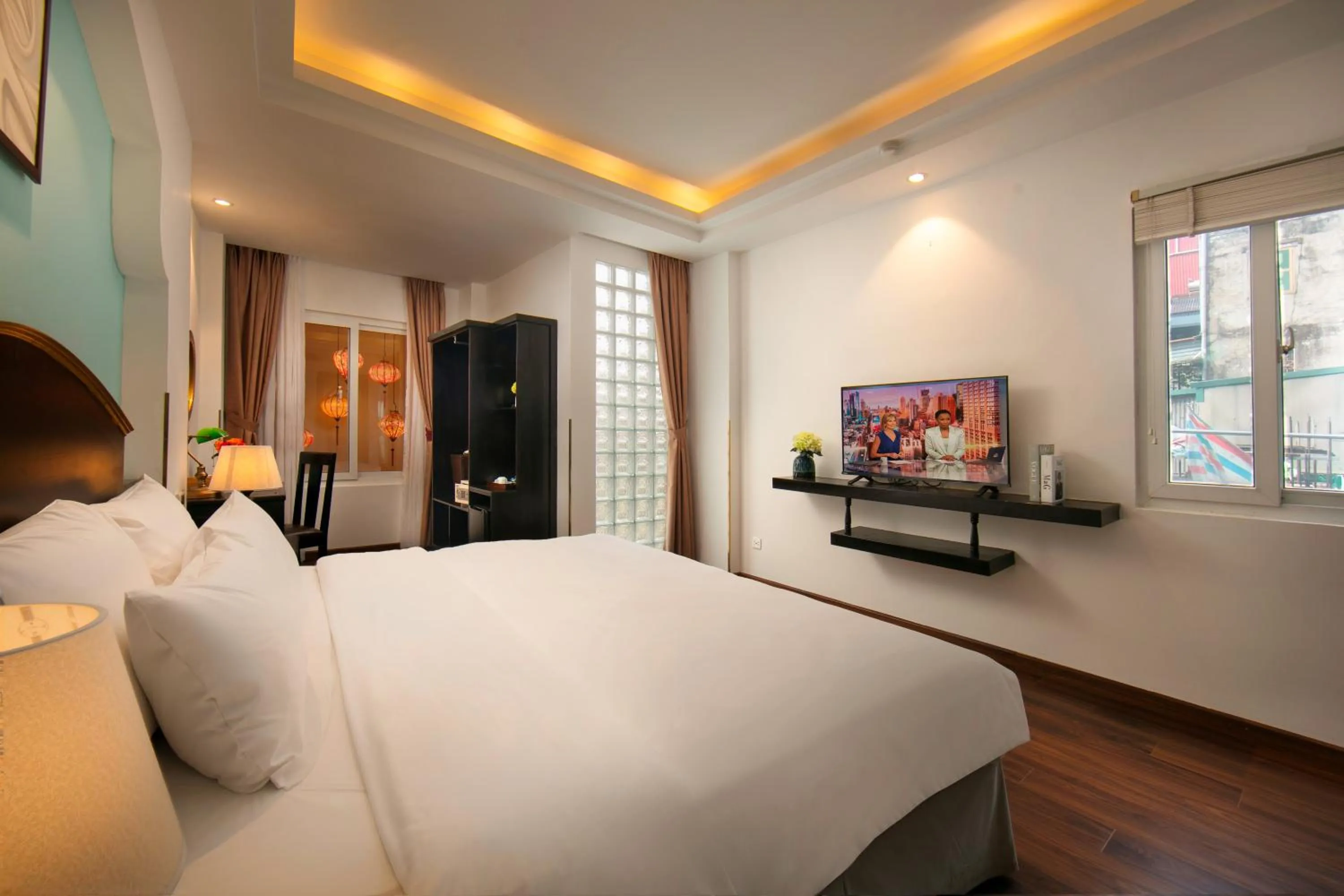 Bed in Hanoi Harmonia Hotel & Spa