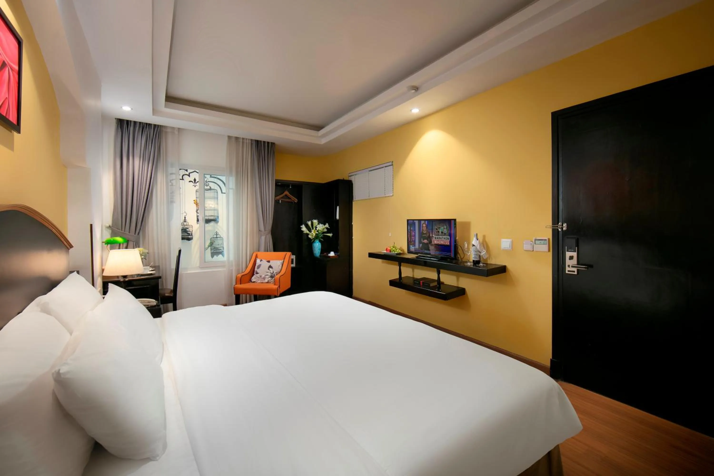 Bed in Hanoi Harmonia Hotel & Spa