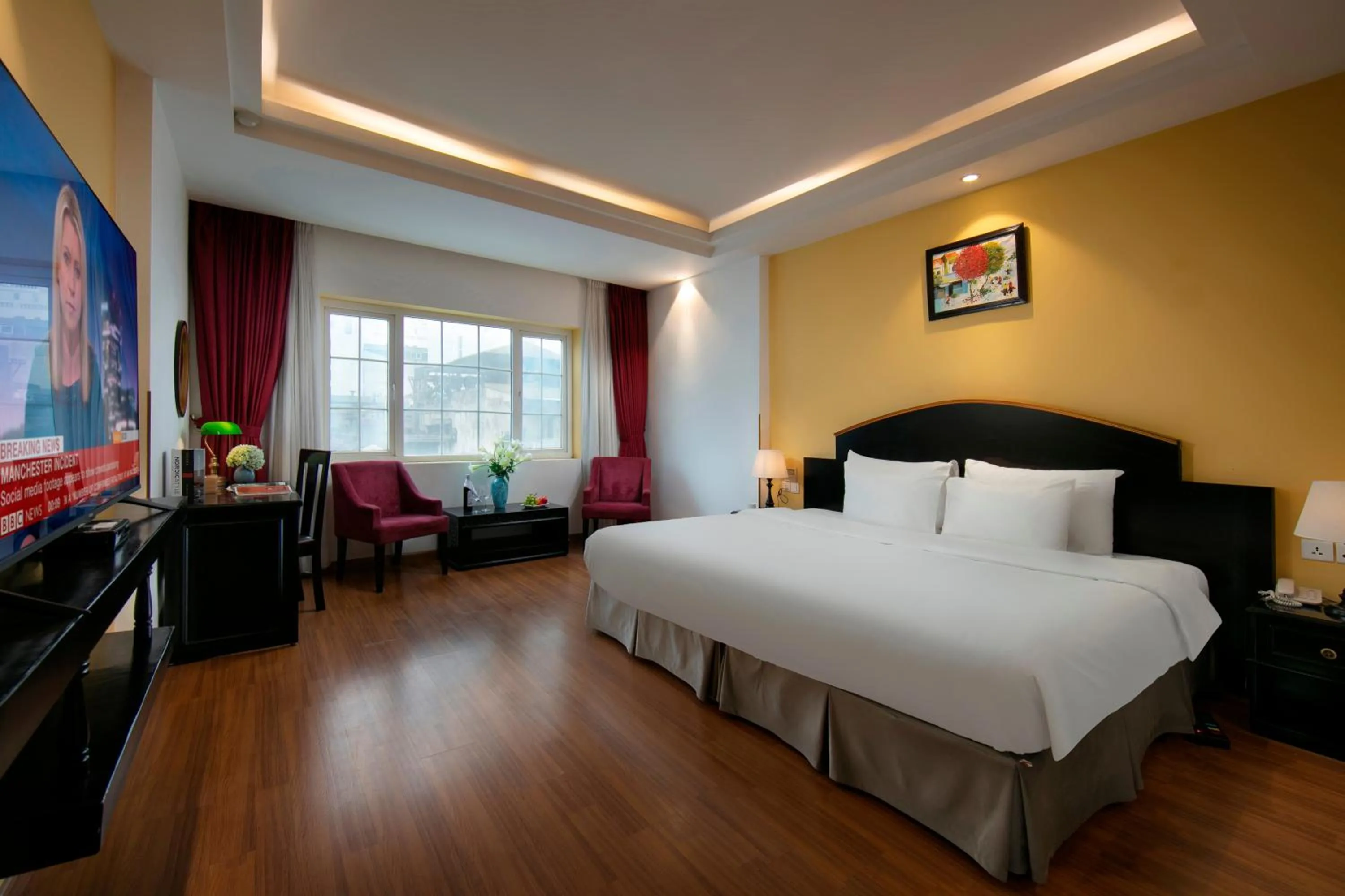 Bed in Hanoi Harmonia Hotel & Spa