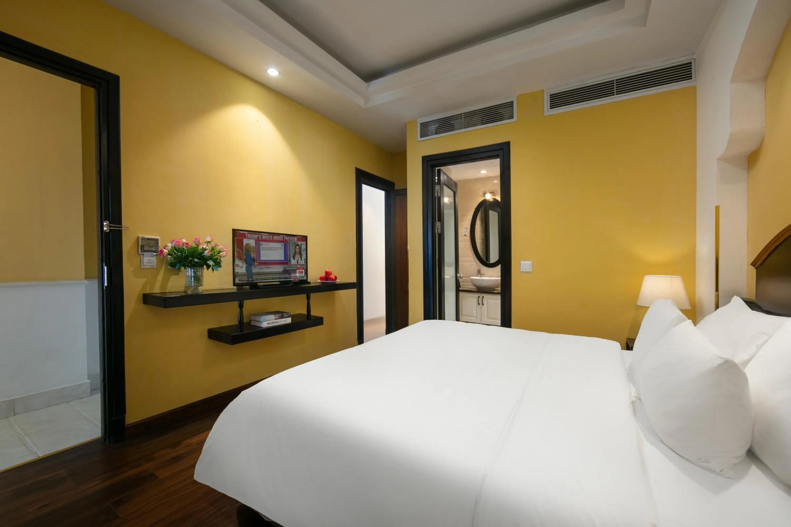 Bed in Hanoi Harmonia Hotel & Spa