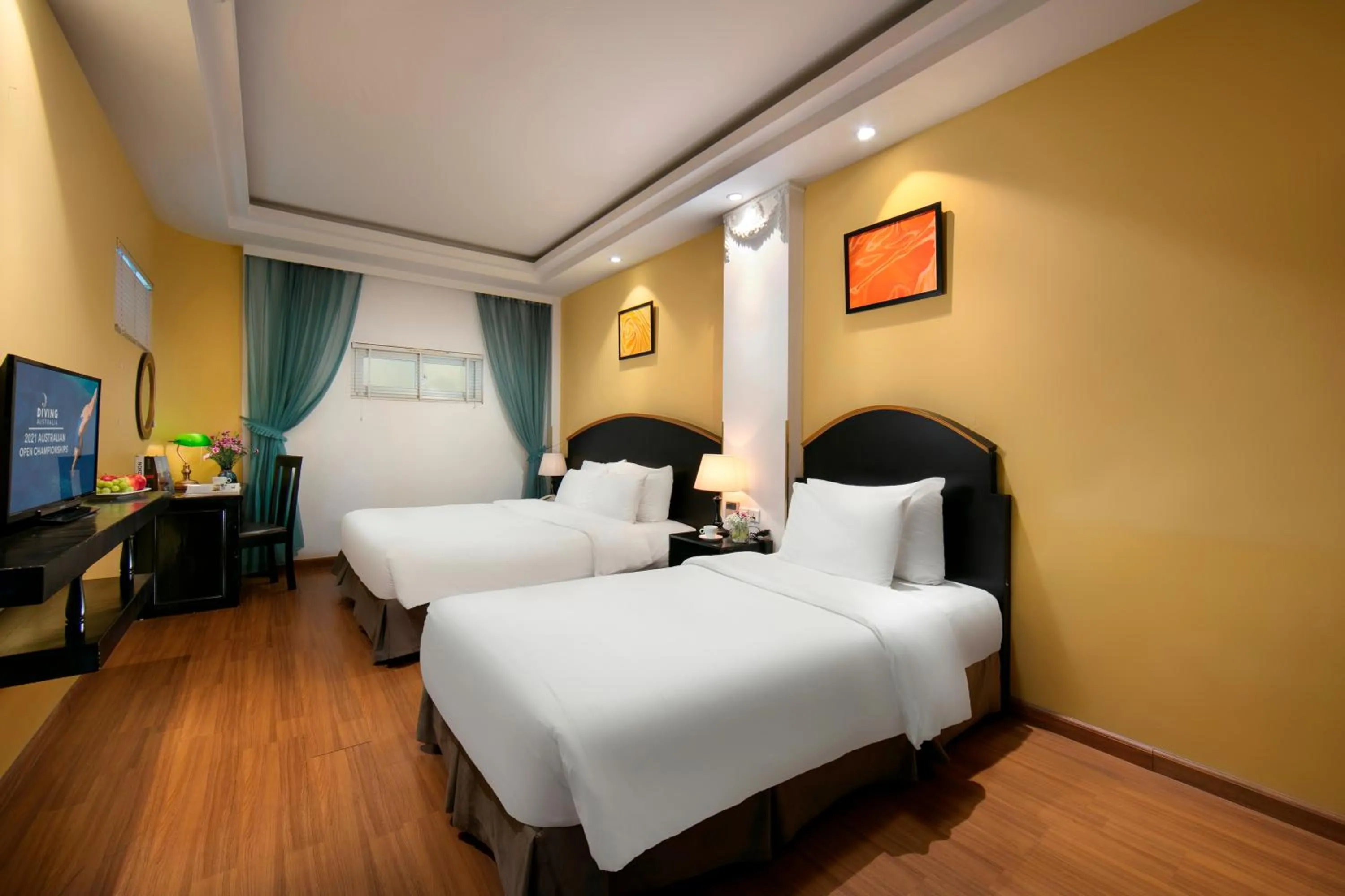 Bed in Hanoi Harmonia Hotel & Spa