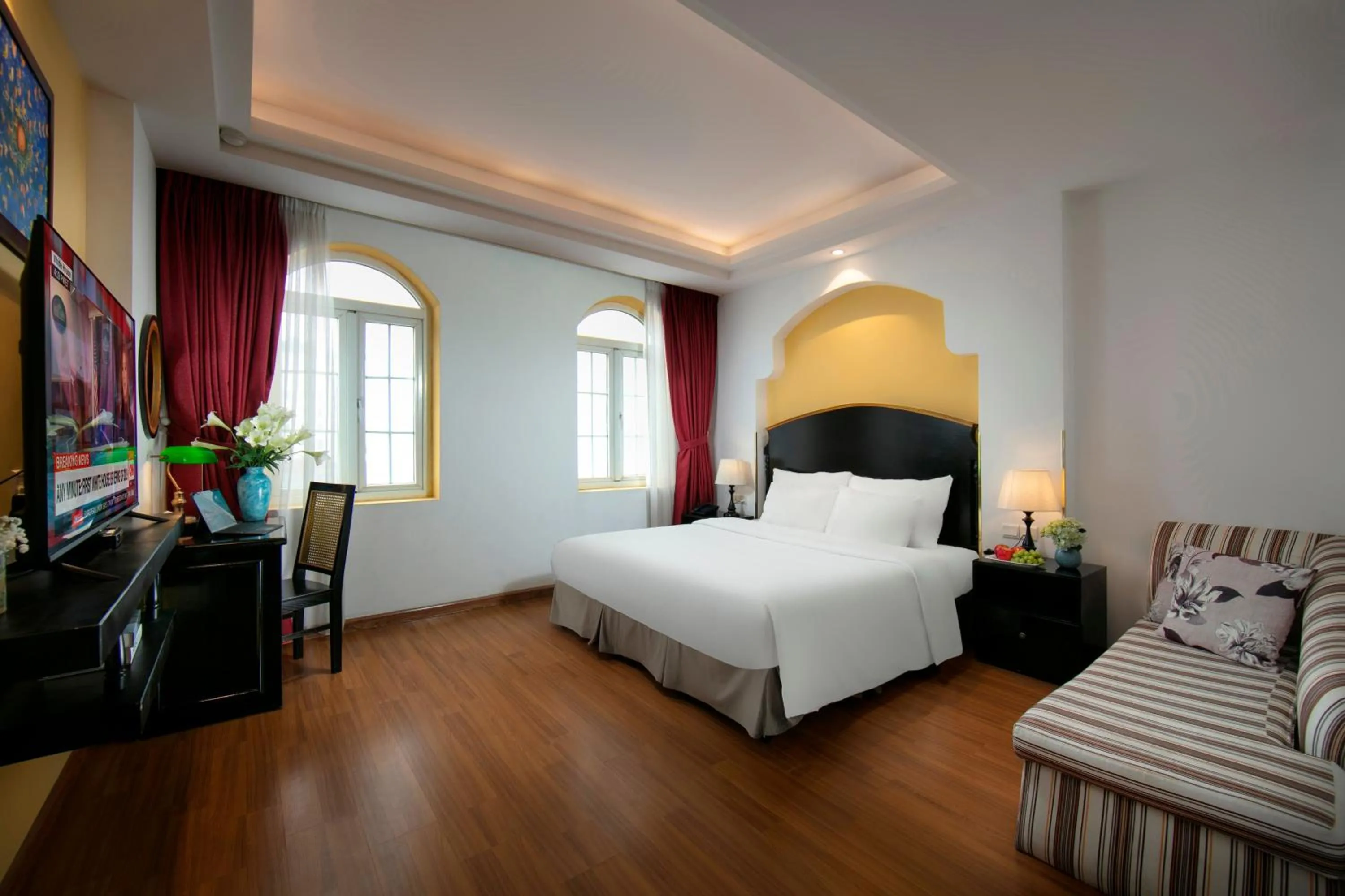 Bed in Hanoi Harmonia Hotel & Spa