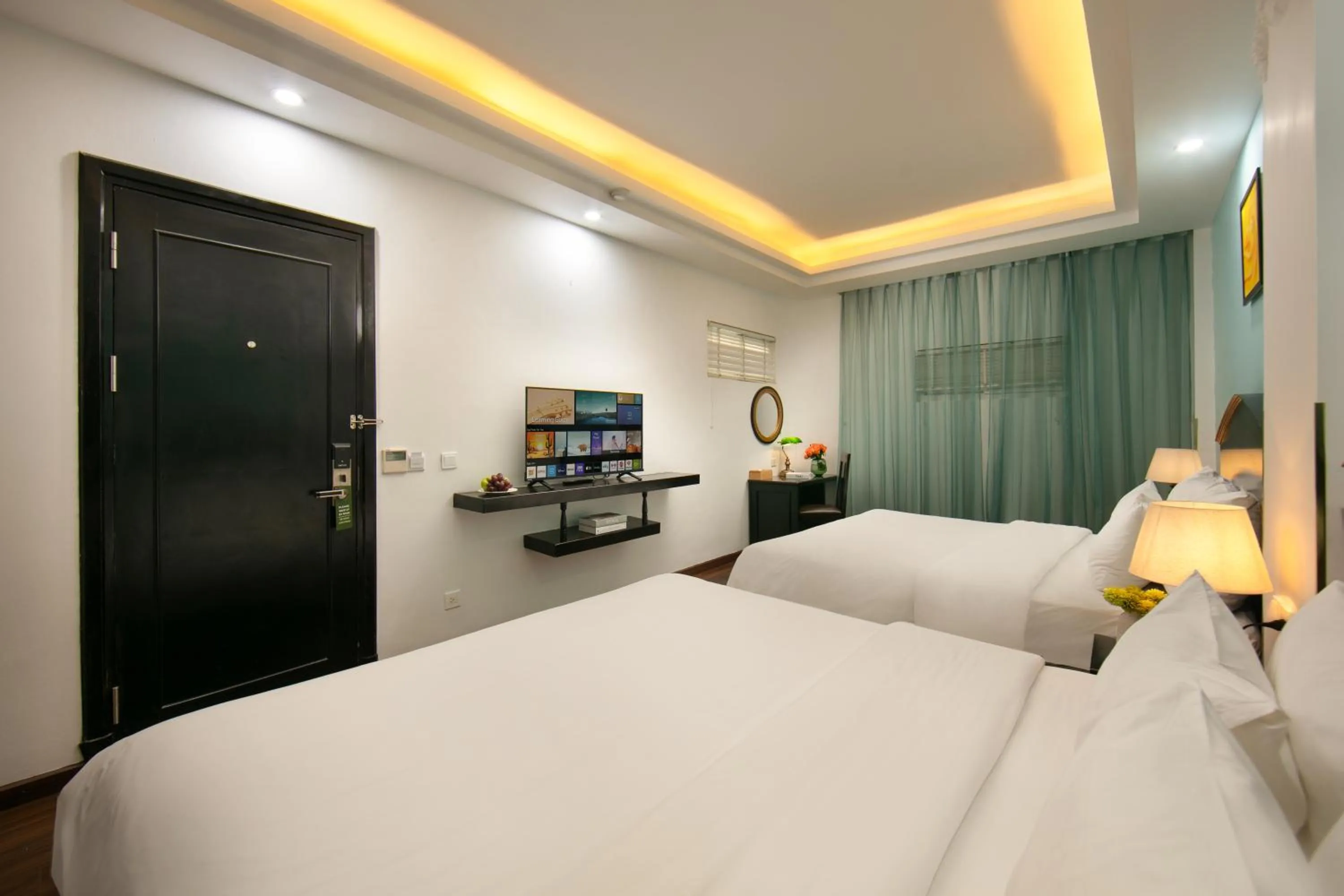 Bed in Hanoi Harmonia Hotel & Spa