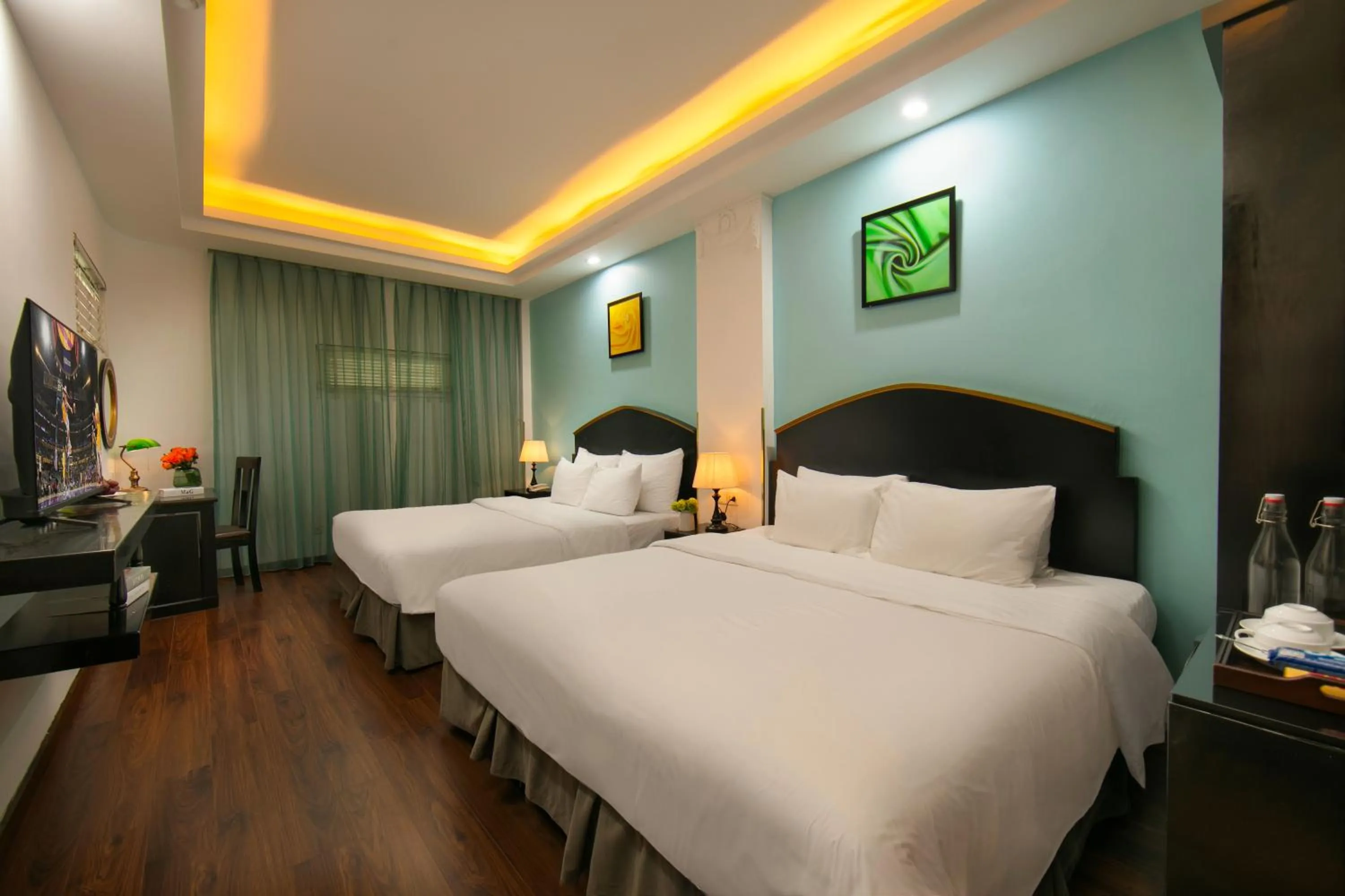 Bed in Hanoi Harmonia Hotel & Spa