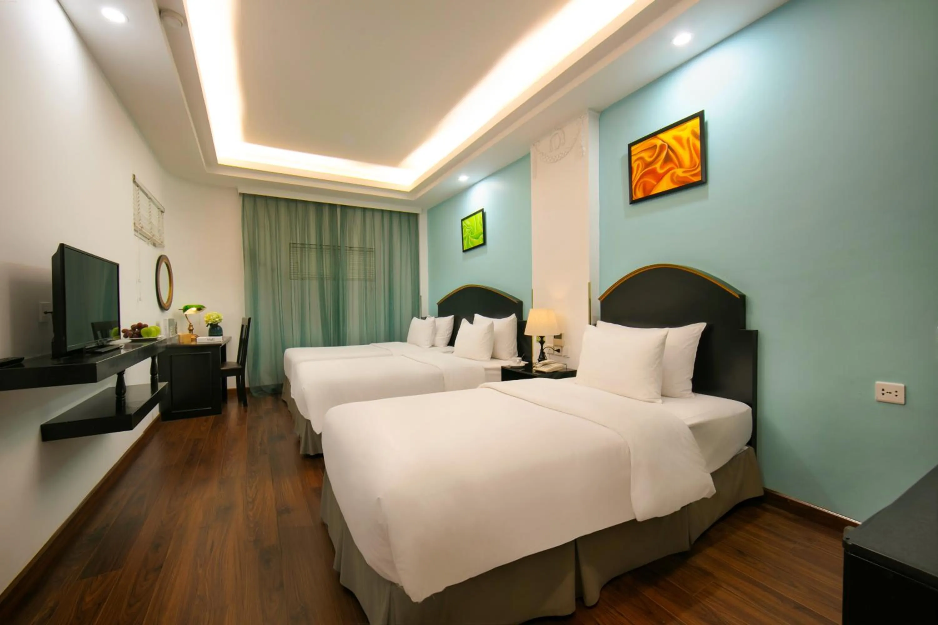 Bed in Hanoi Harmonia Hotel & Spa