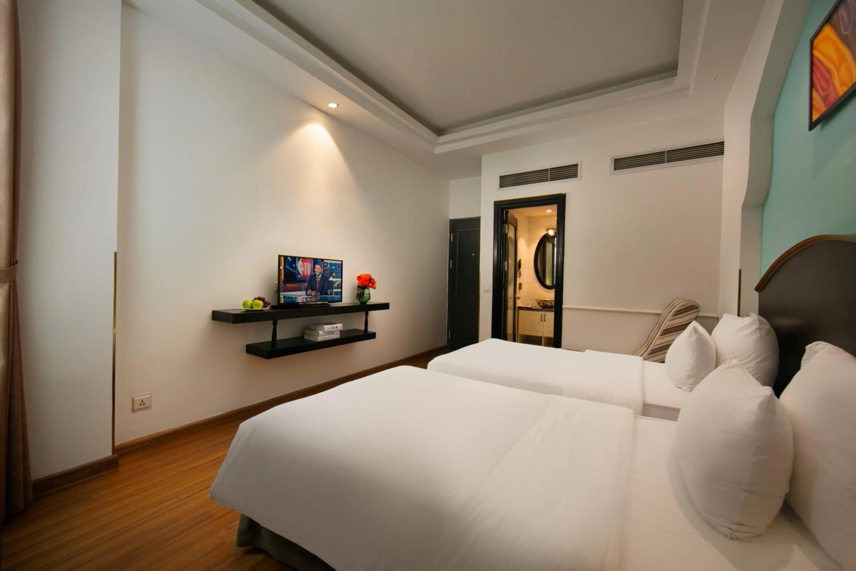 Bed in Hanoi Harmonia Hotel & Spa