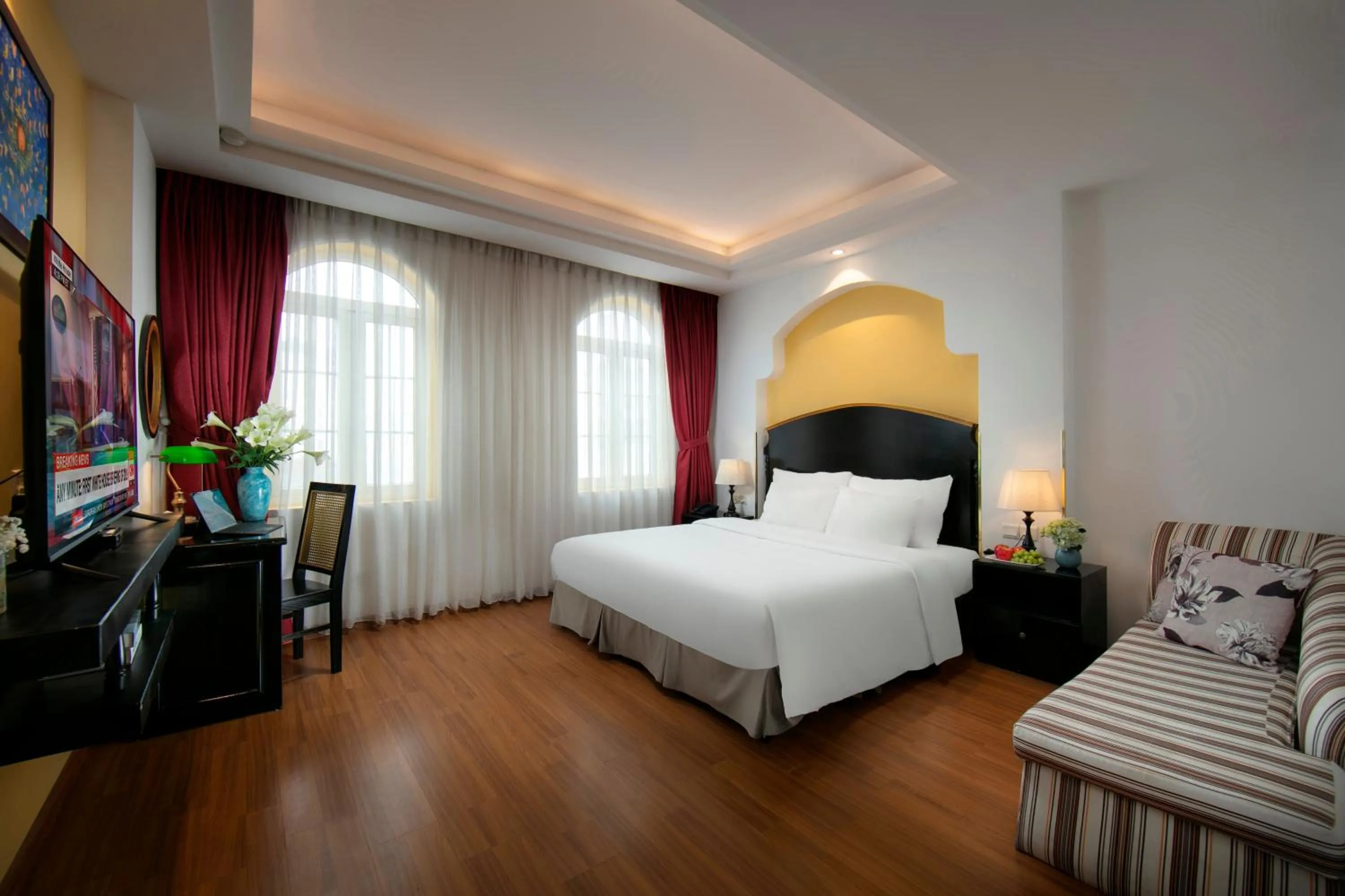 Bed in Hanoi Harmonia Hotel & Spa