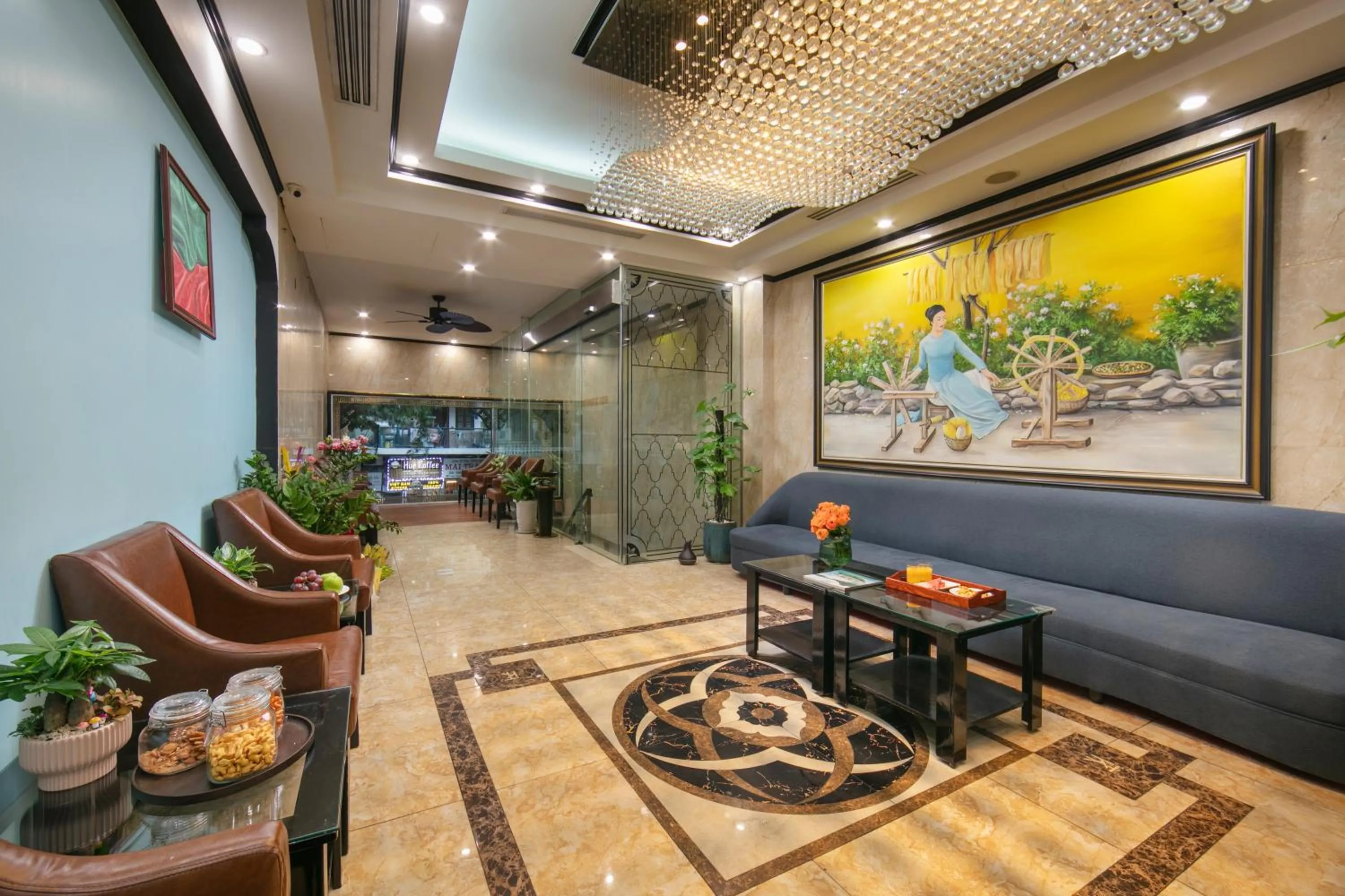 Lobby or reception in Hanoi Harmonia Hotel & Spa