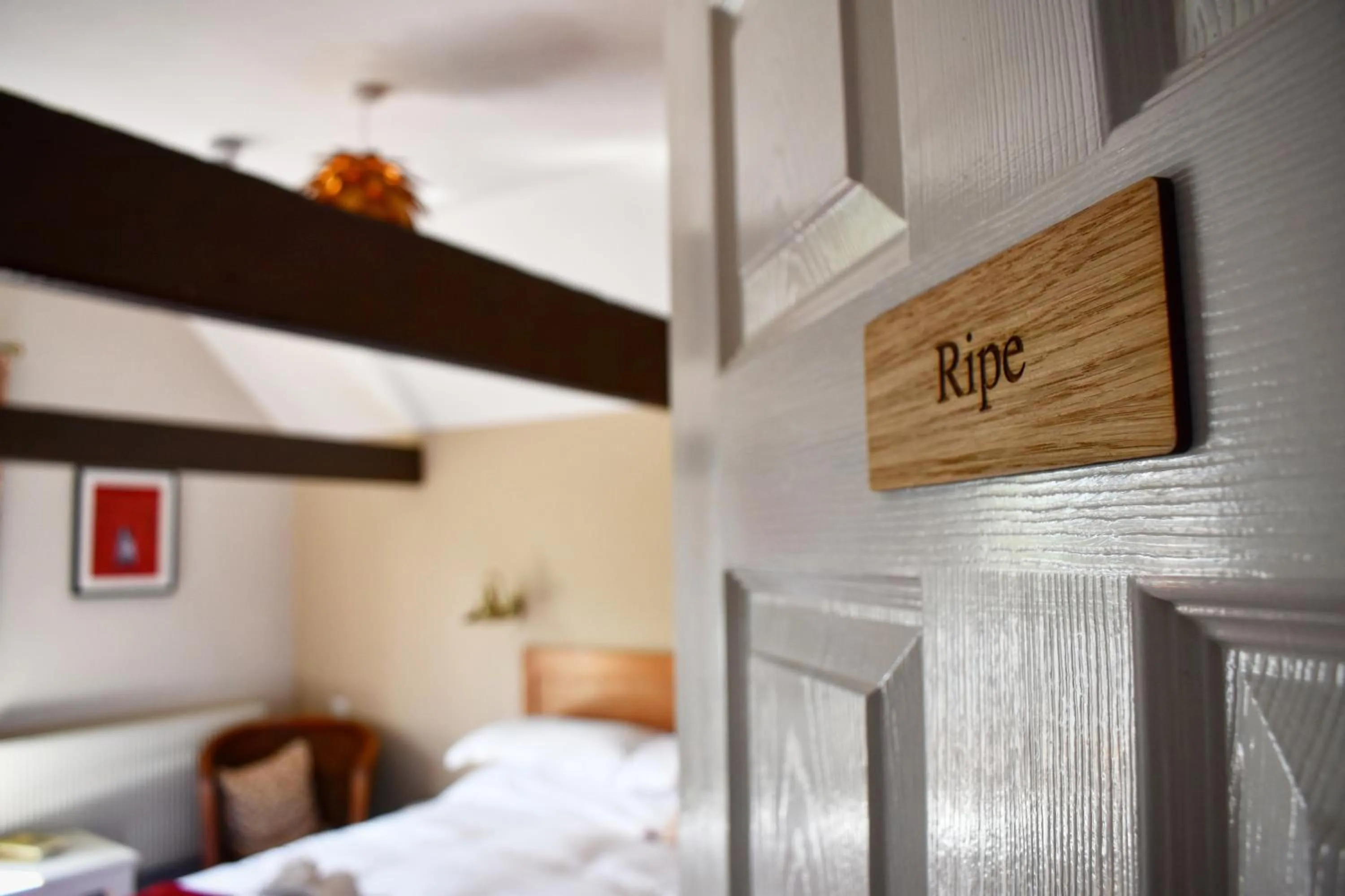 Bed in The Roebuck Inn