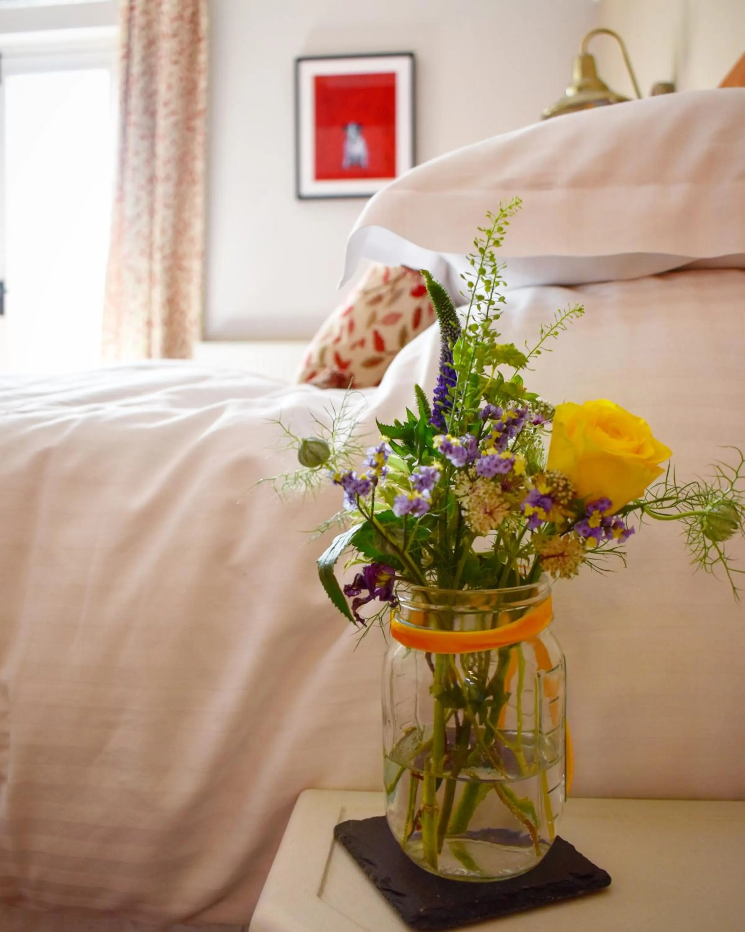 Bed in The Roebuck Inn