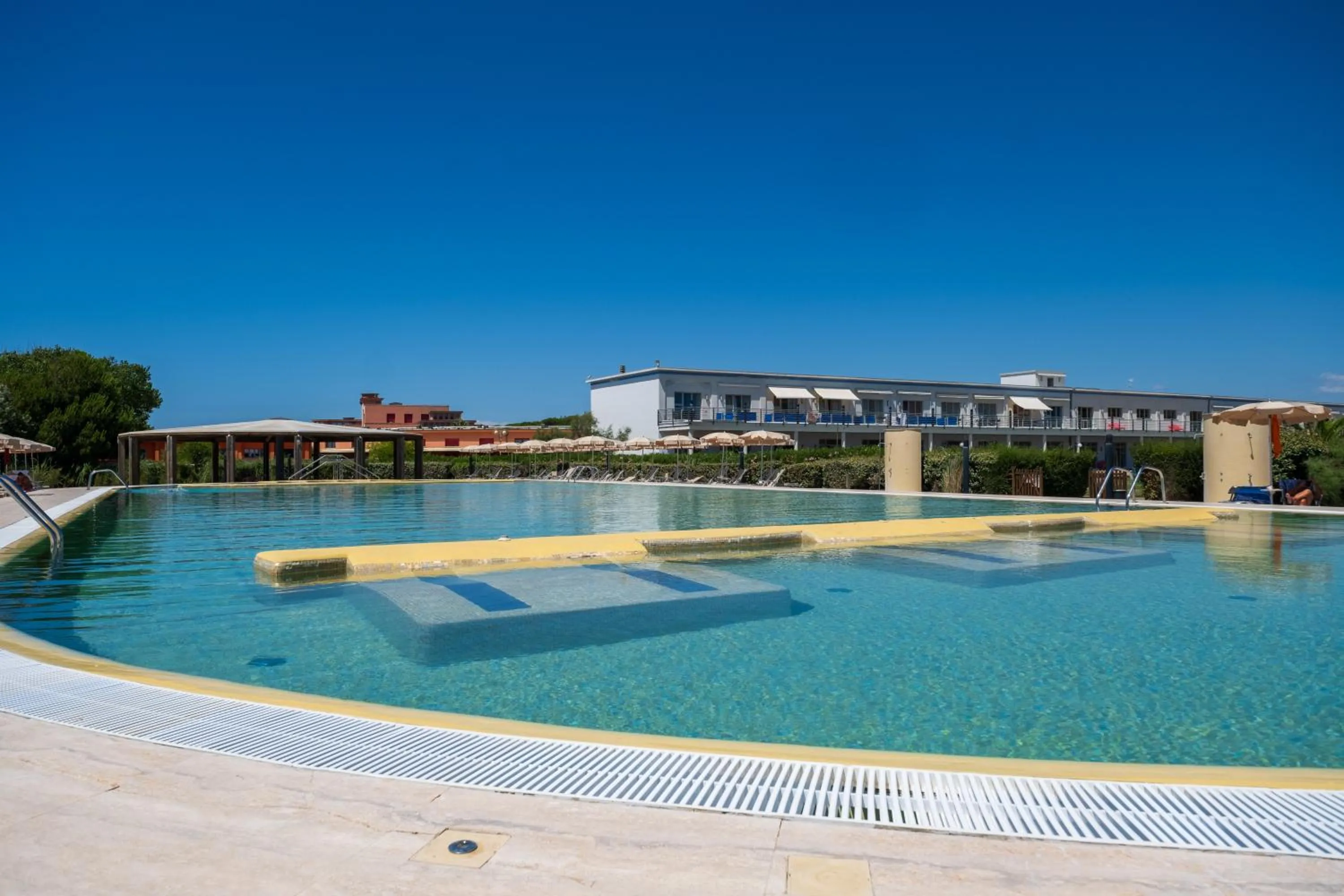 Pool view in Solidago Residence