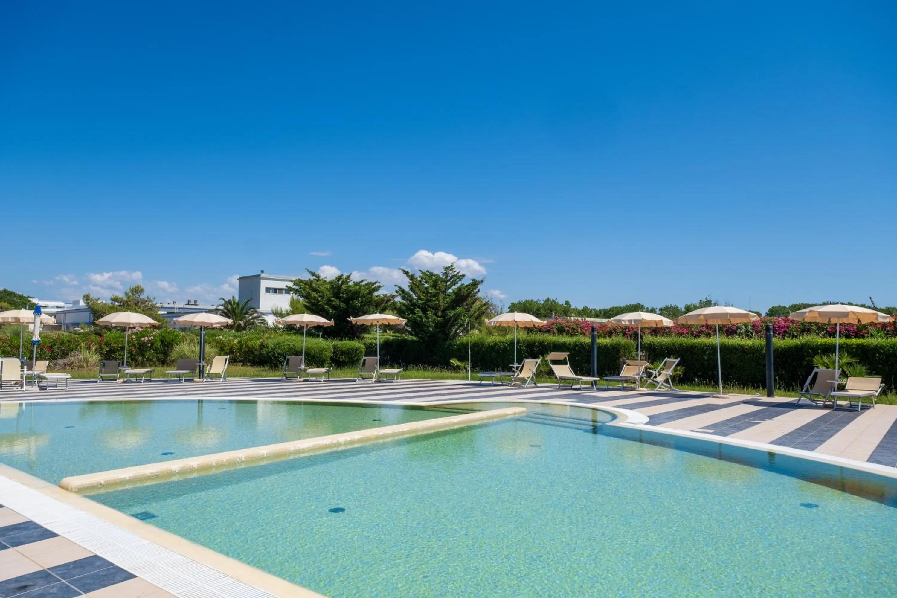 Pool view in Solidago Residence