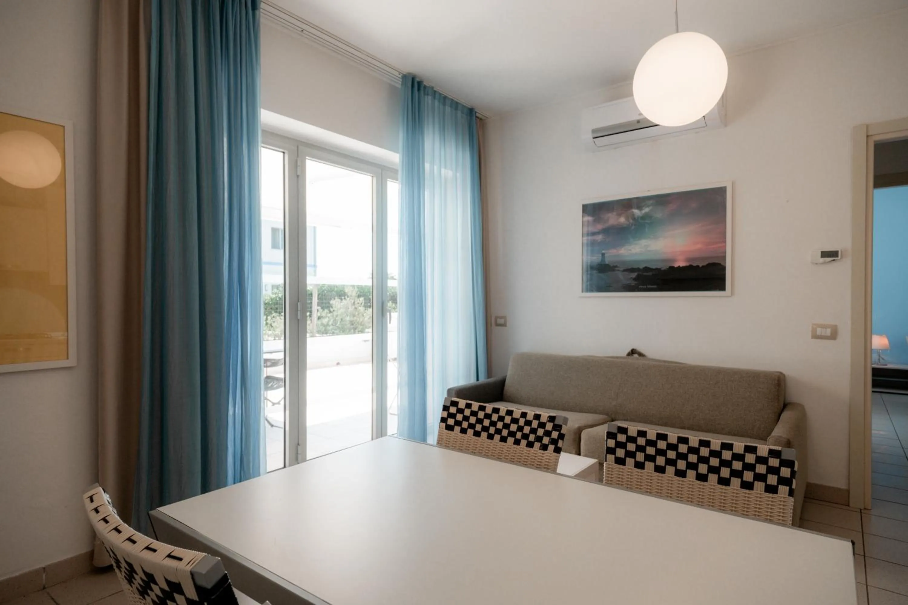 Seating area in Solidago Residence