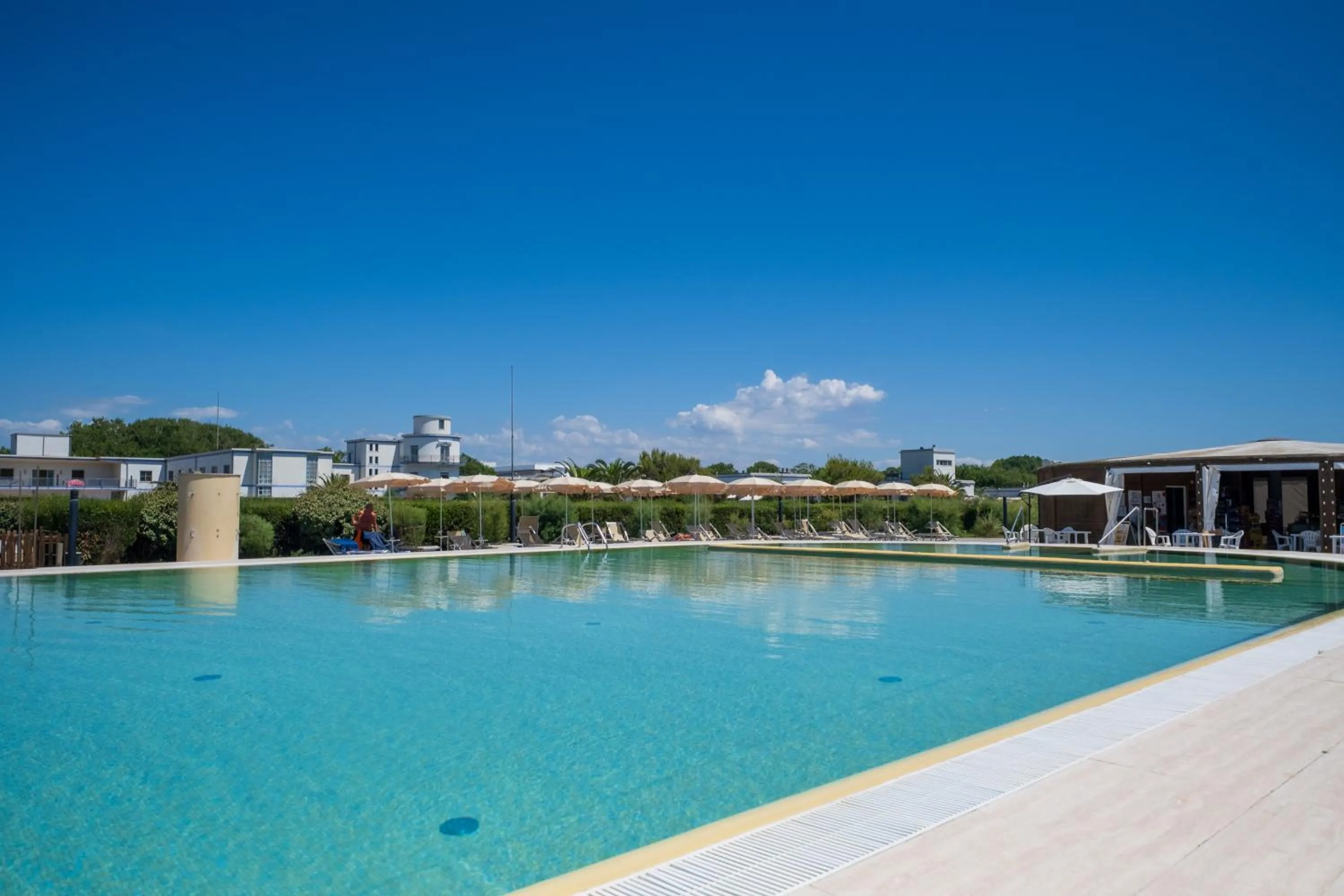 Pool view in Solidago Residence