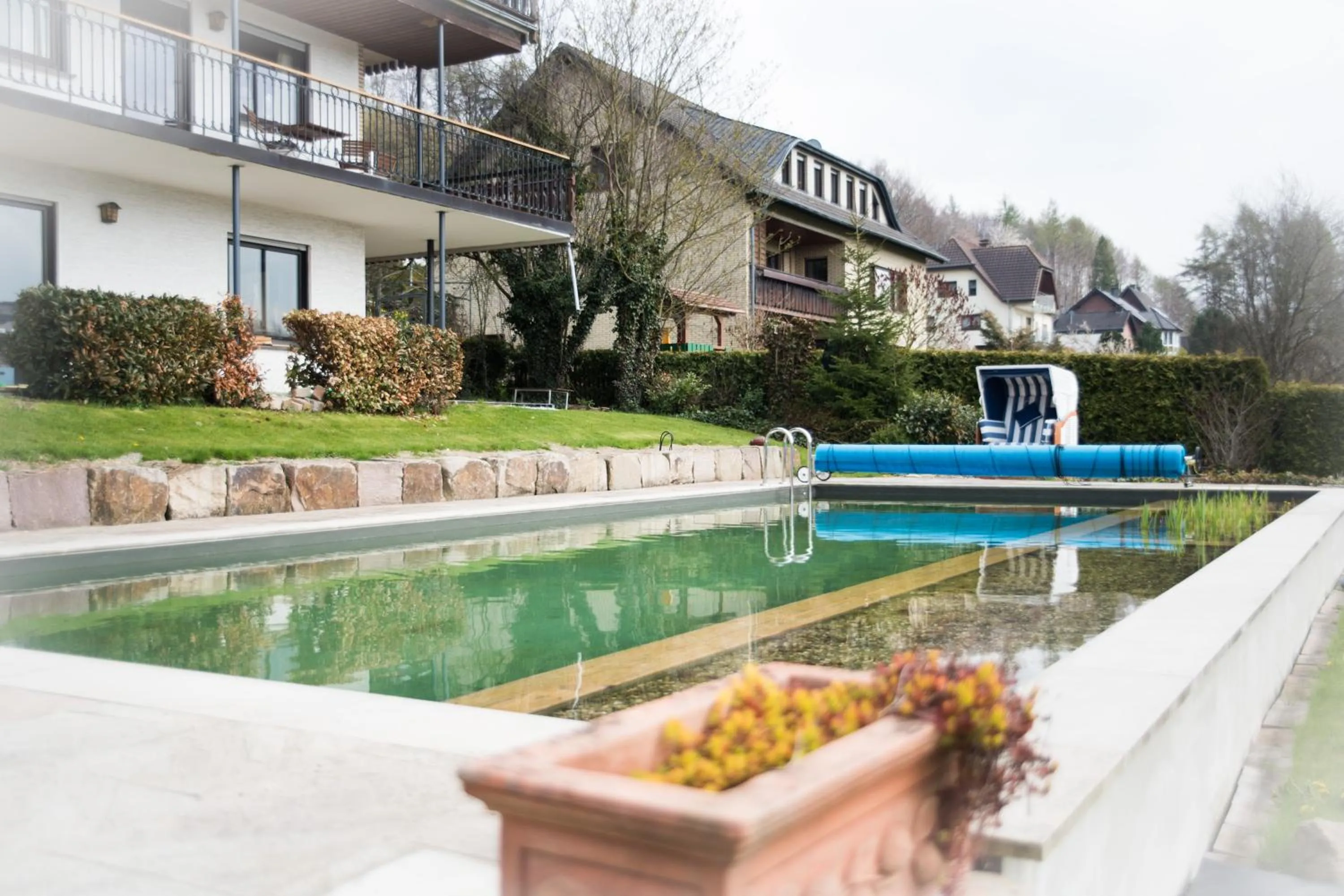 Swimming pool in Hotel Tannenhof