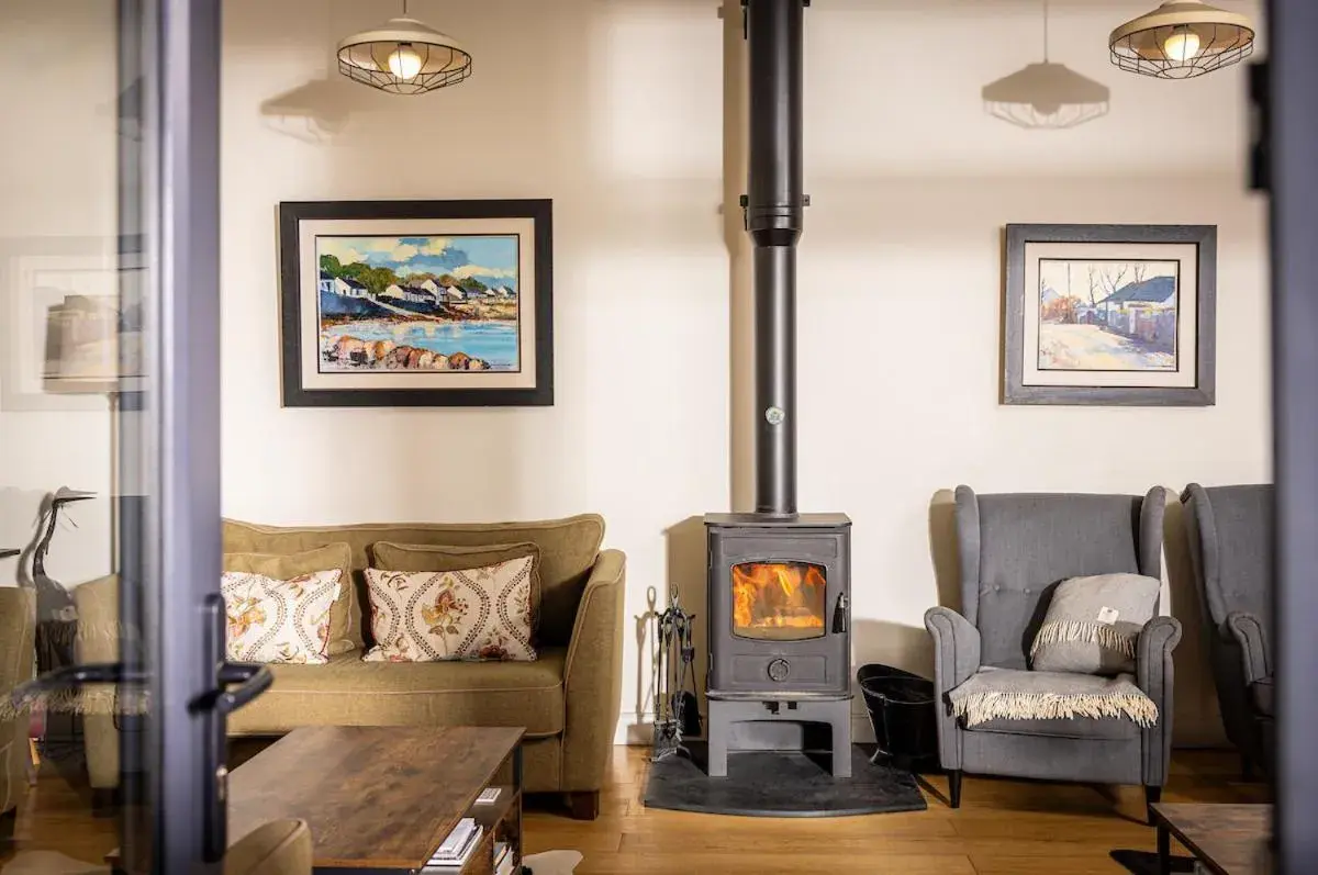 Living room in Manse On The Beach Living room in Manse On The Beach