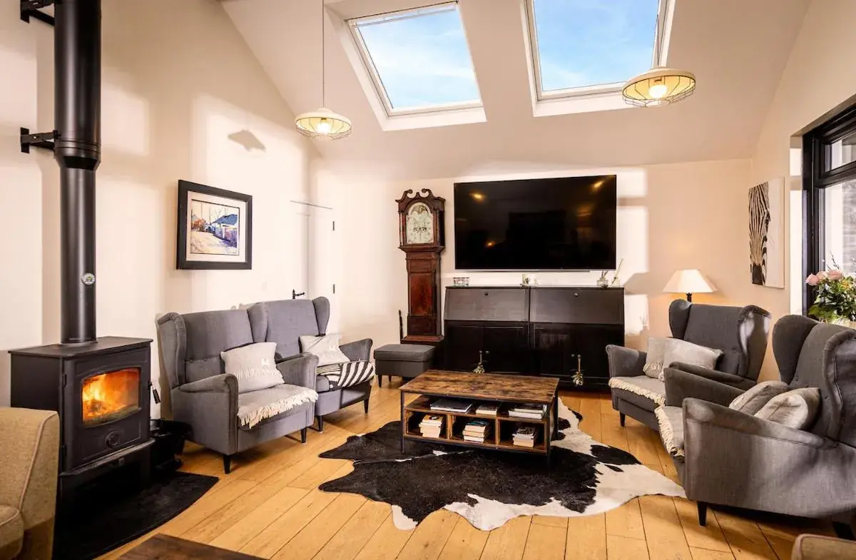 Living room in Manse On The Beach Living room in Manse On The Beach