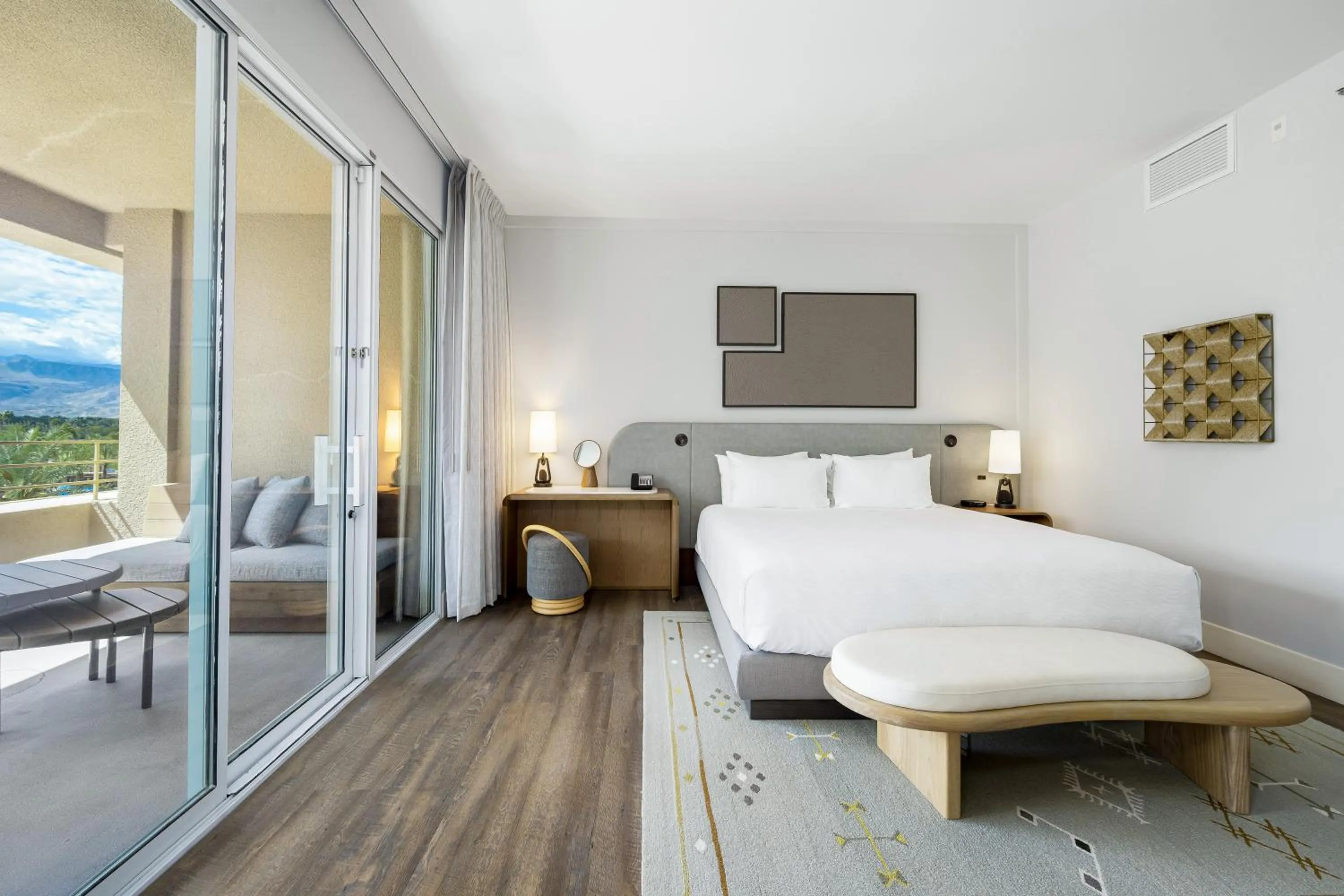 Natural landscape, Bed in Grand Hyatt Indian Wells Resort & Villas