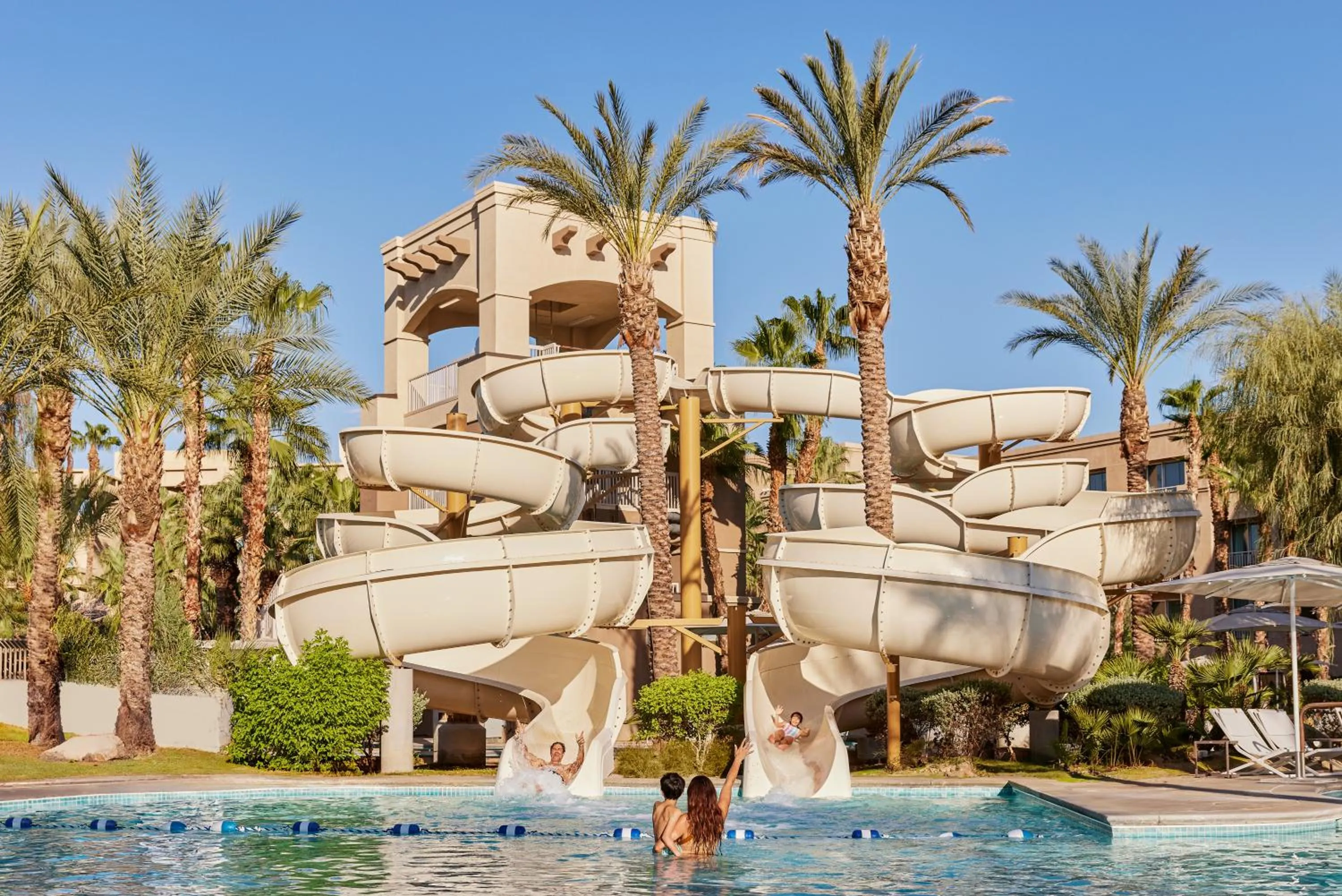 Aqua park in Grand Hyatt Indian Wells Resort & Villas