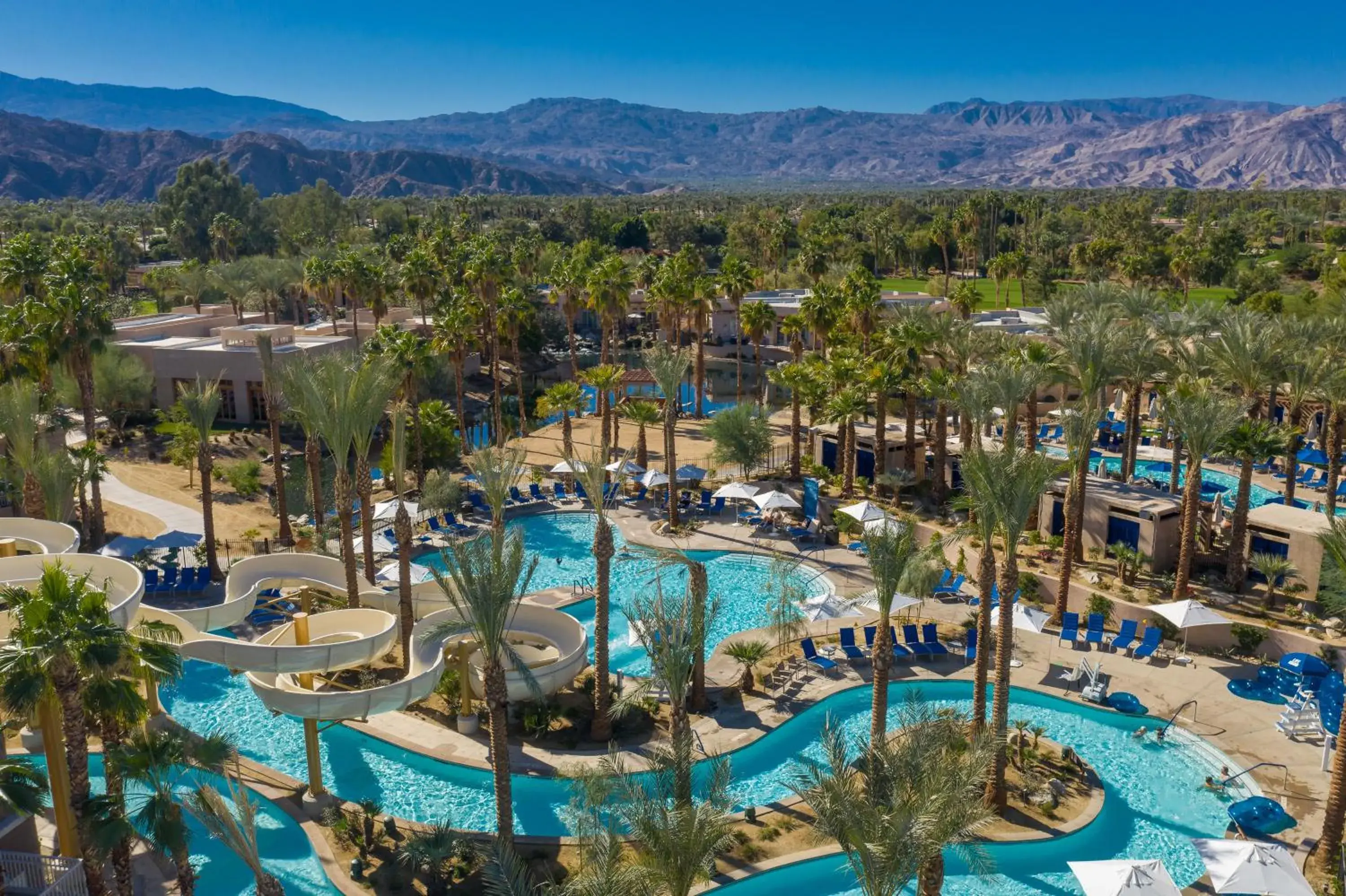 Bird's eye view in Grand Hyatt Indian Wells Resort & Villas Bird's eye view in Grand Hyatt Indian Wells Resort & Villas