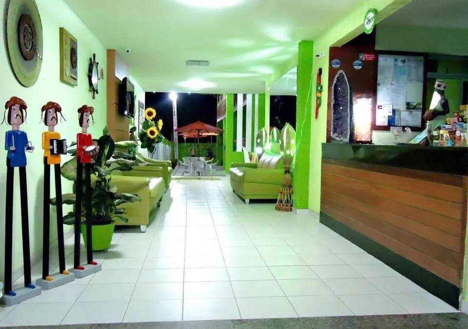 Lobby or reception in Pousada Ouriço