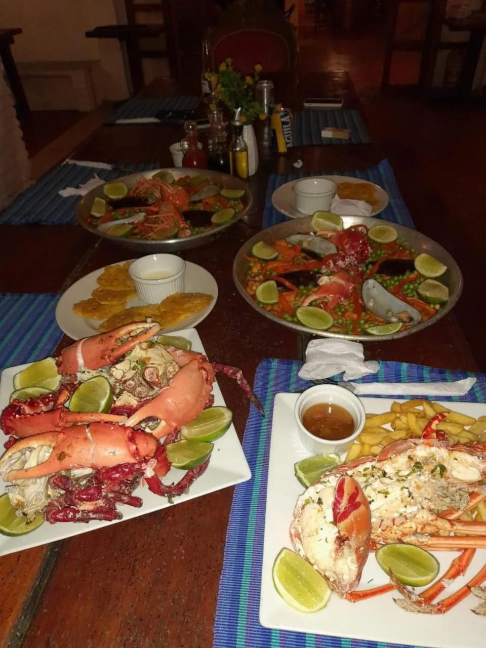 Dinner in Hotel Isla Del Pirata