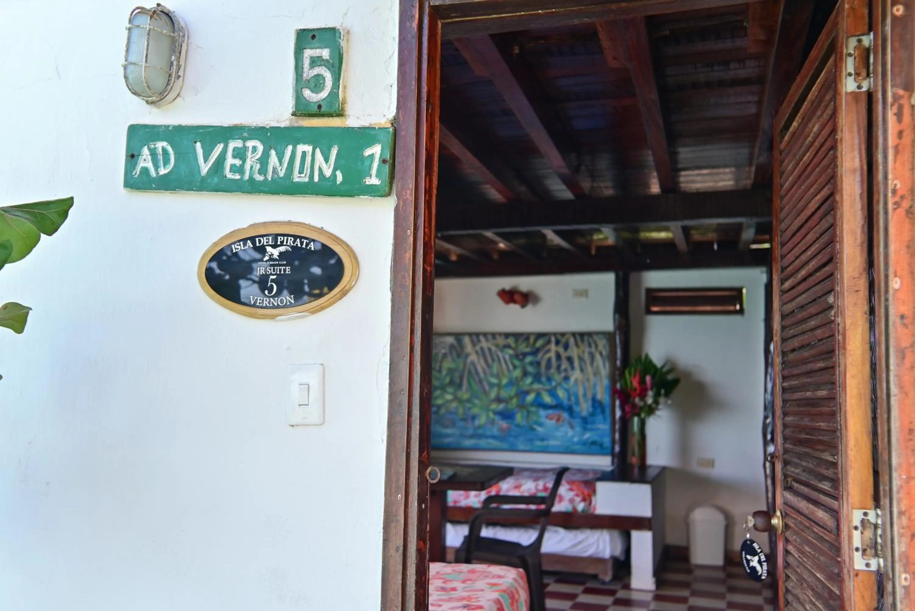 Decorative detail in Hotel Isla Del Pirata