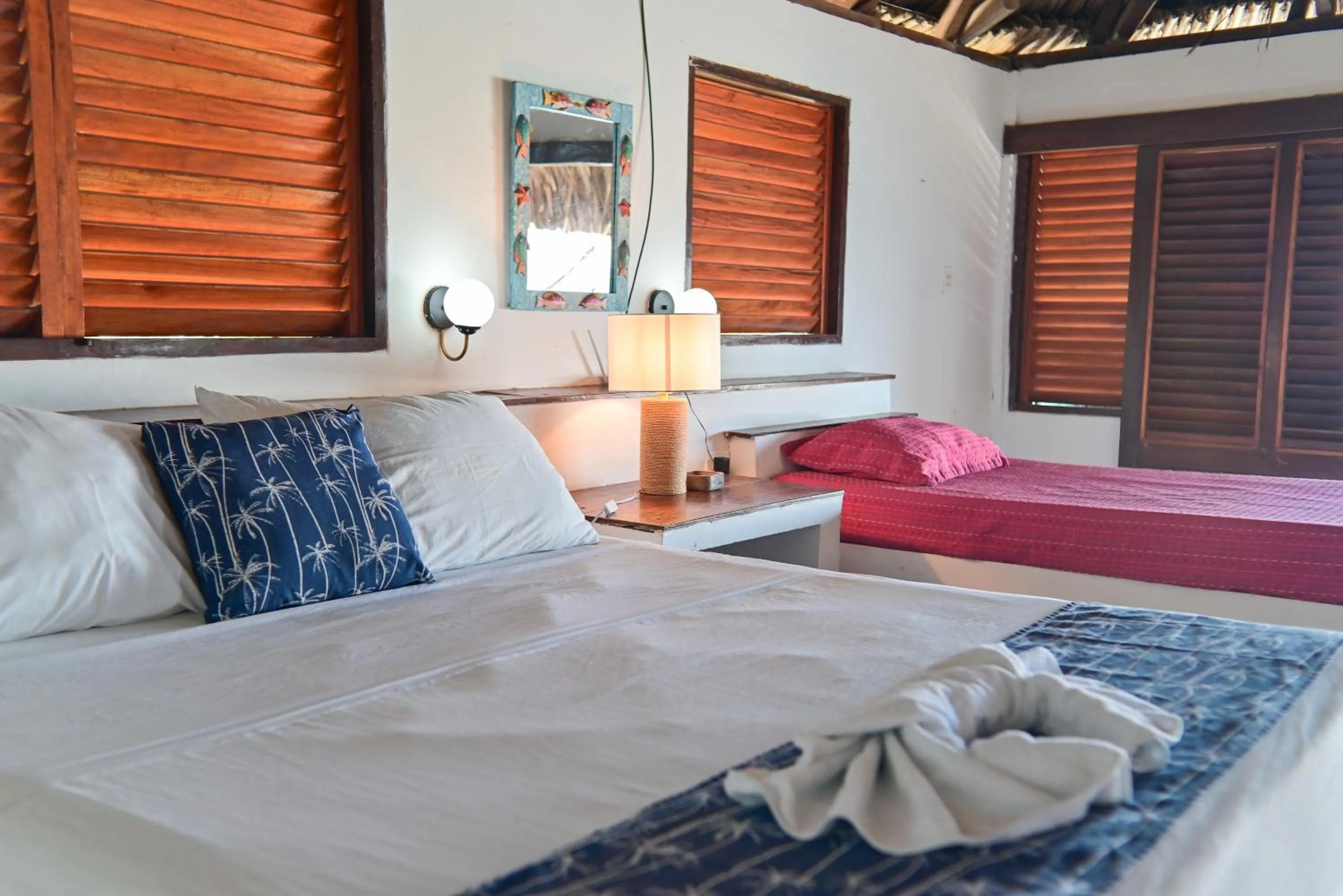 Bed in Hotel Isla Del Pirata