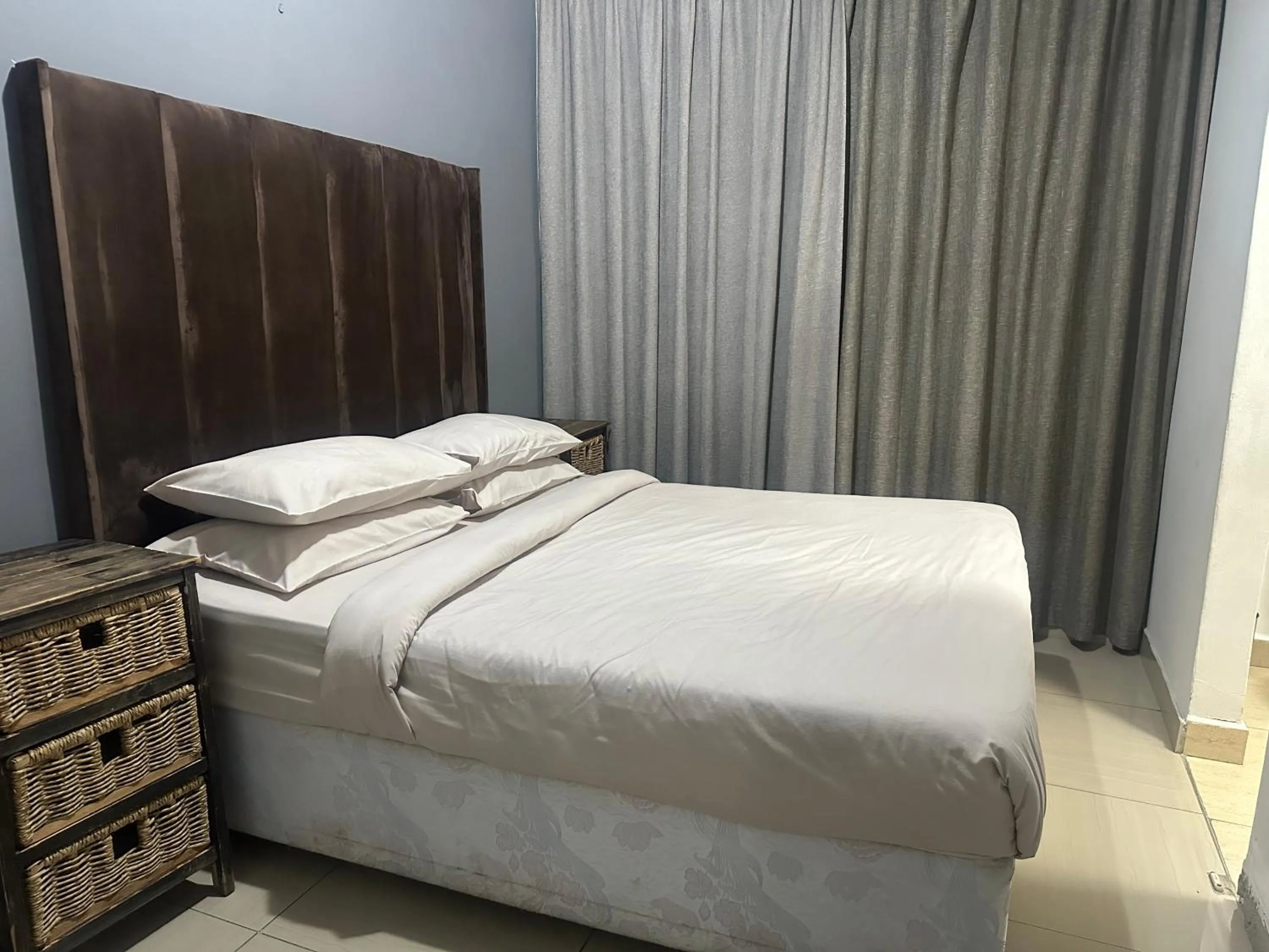 Bed in Sandz accomodation at 108