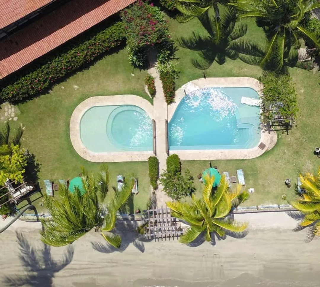 Bird's eye view in Hotel Porto do Zimbo