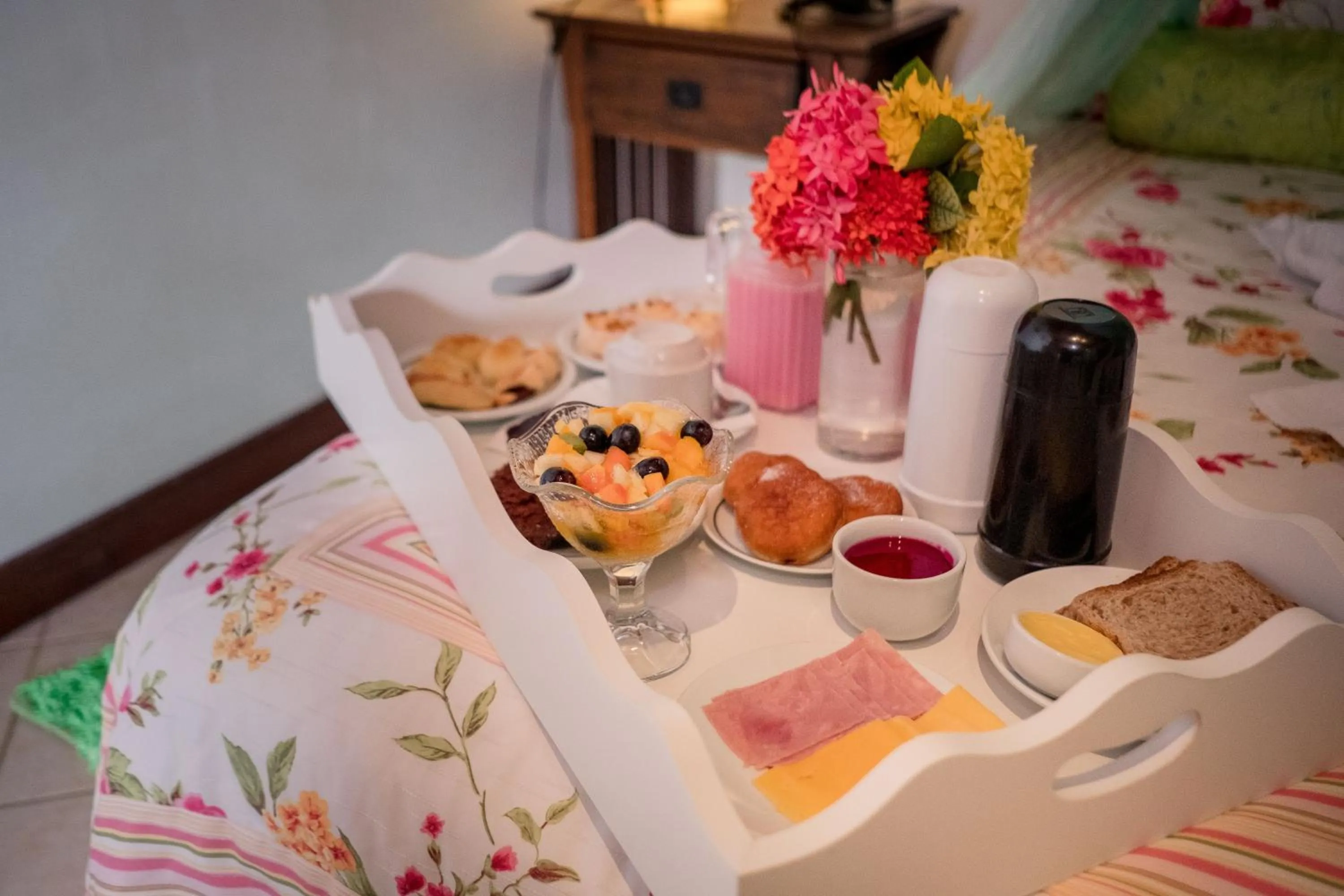 Food close-up, Bed in Hotel Porto do Zimbo